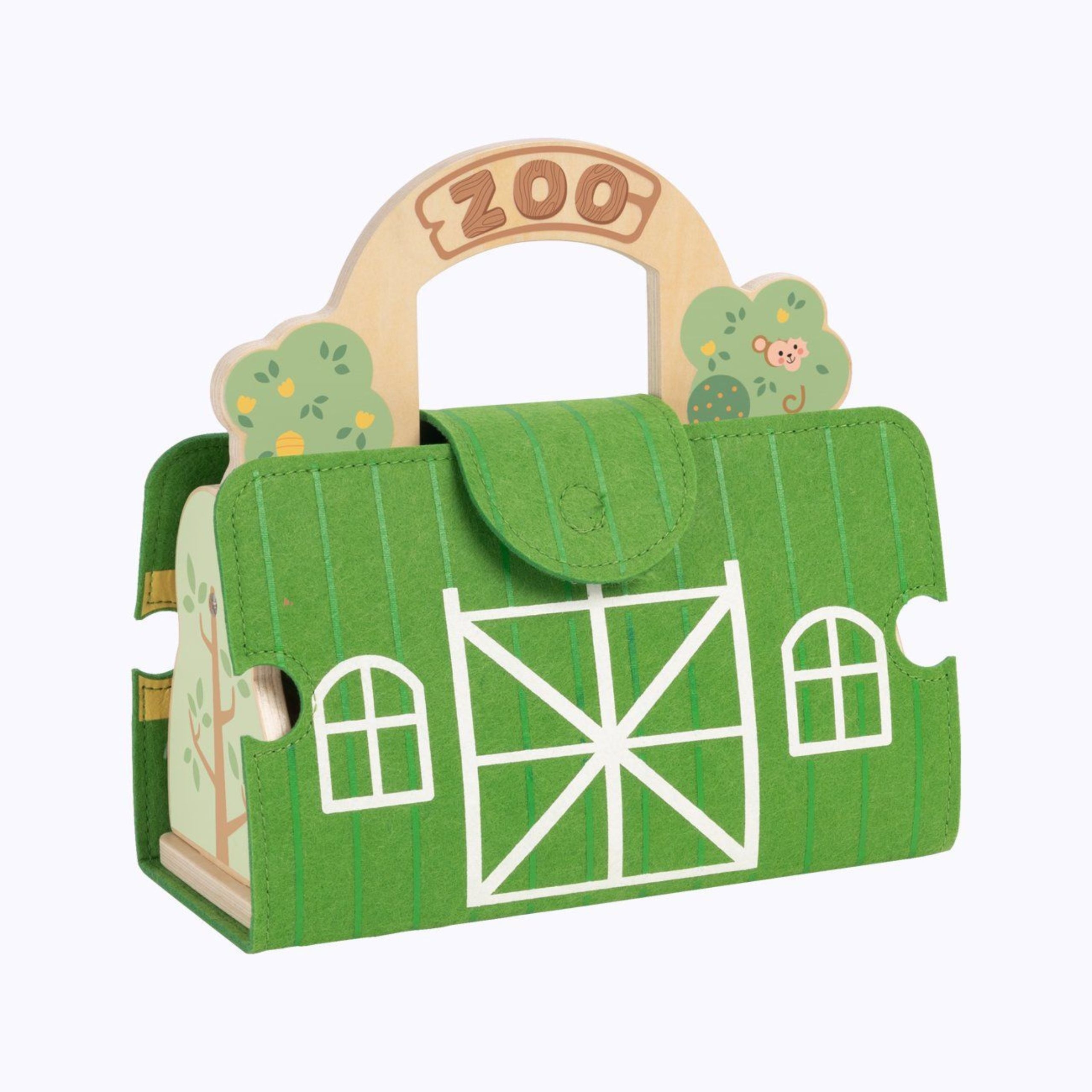 Zestaw mini zoo przenośny zestaw torba zwierzęta - 4 z 5