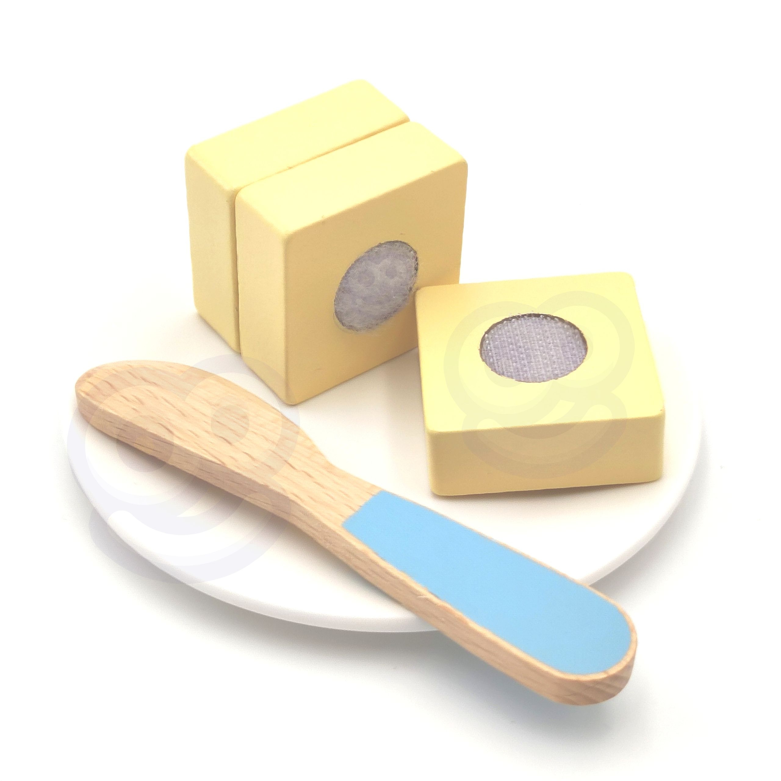 Drewniany toster zestaw śniadaniowy z akcesoriami 14 el. fsc - 10 z 15