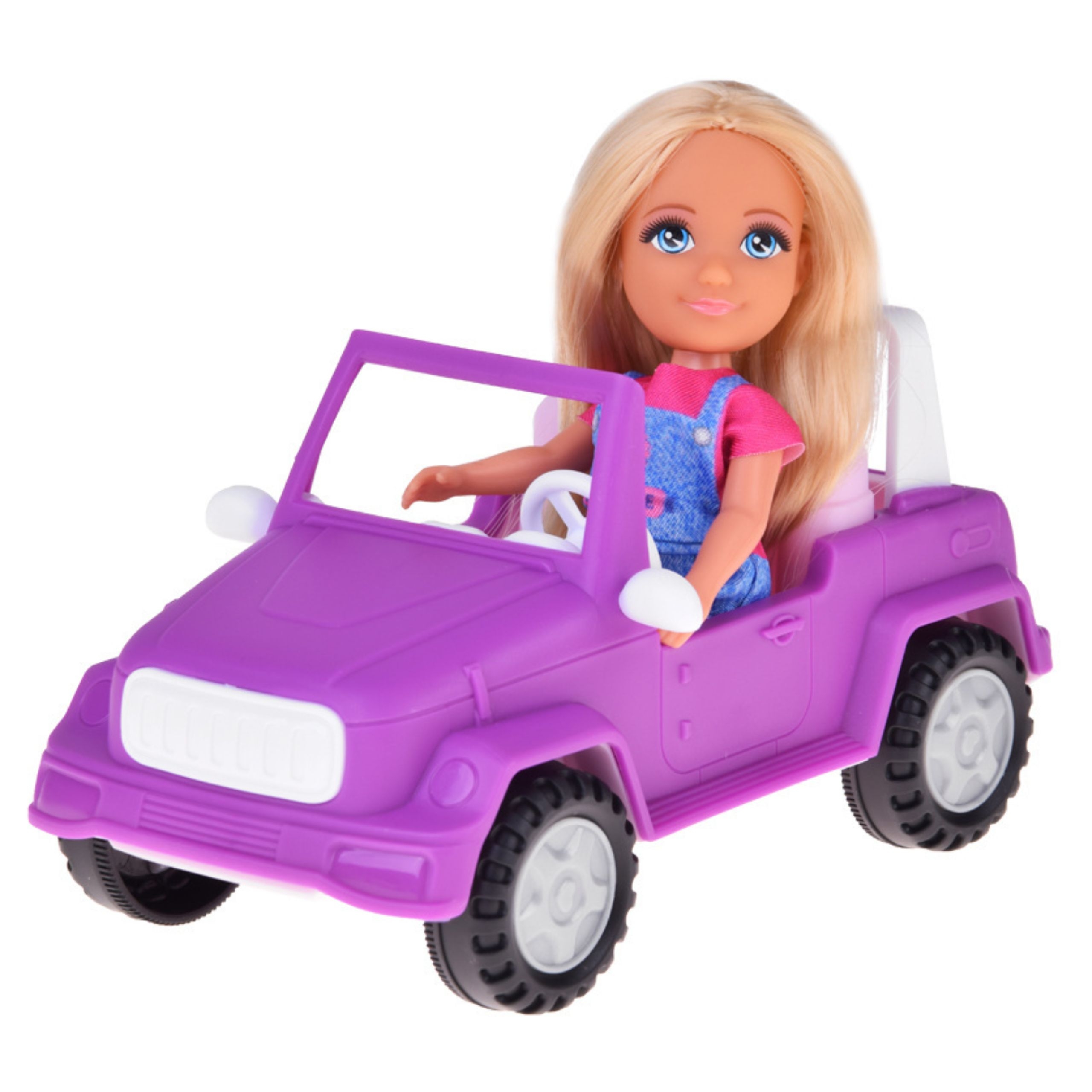 Lalka niki zestaw z koniem samochodem i przyczepą - 4 z 7