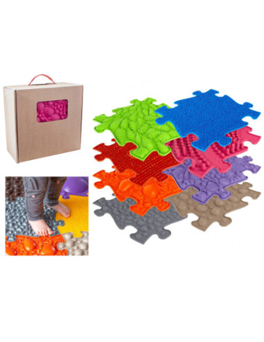 WOOPIE Mata Sensoryczna Ortopedyczna Puzzle 8 el. WERSJA-1A