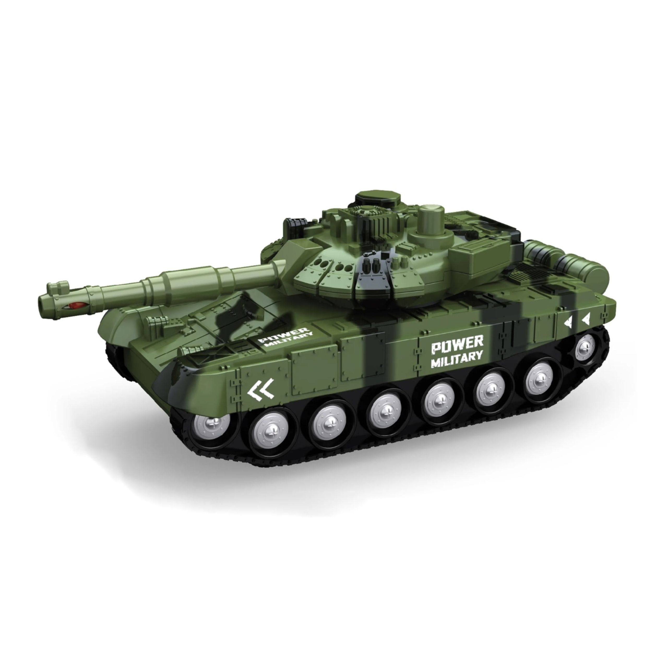 Zestaw pojazdów wojskowych z wyrzutnią czołg helikopter 4szt skala 1:20 - 15 z 19