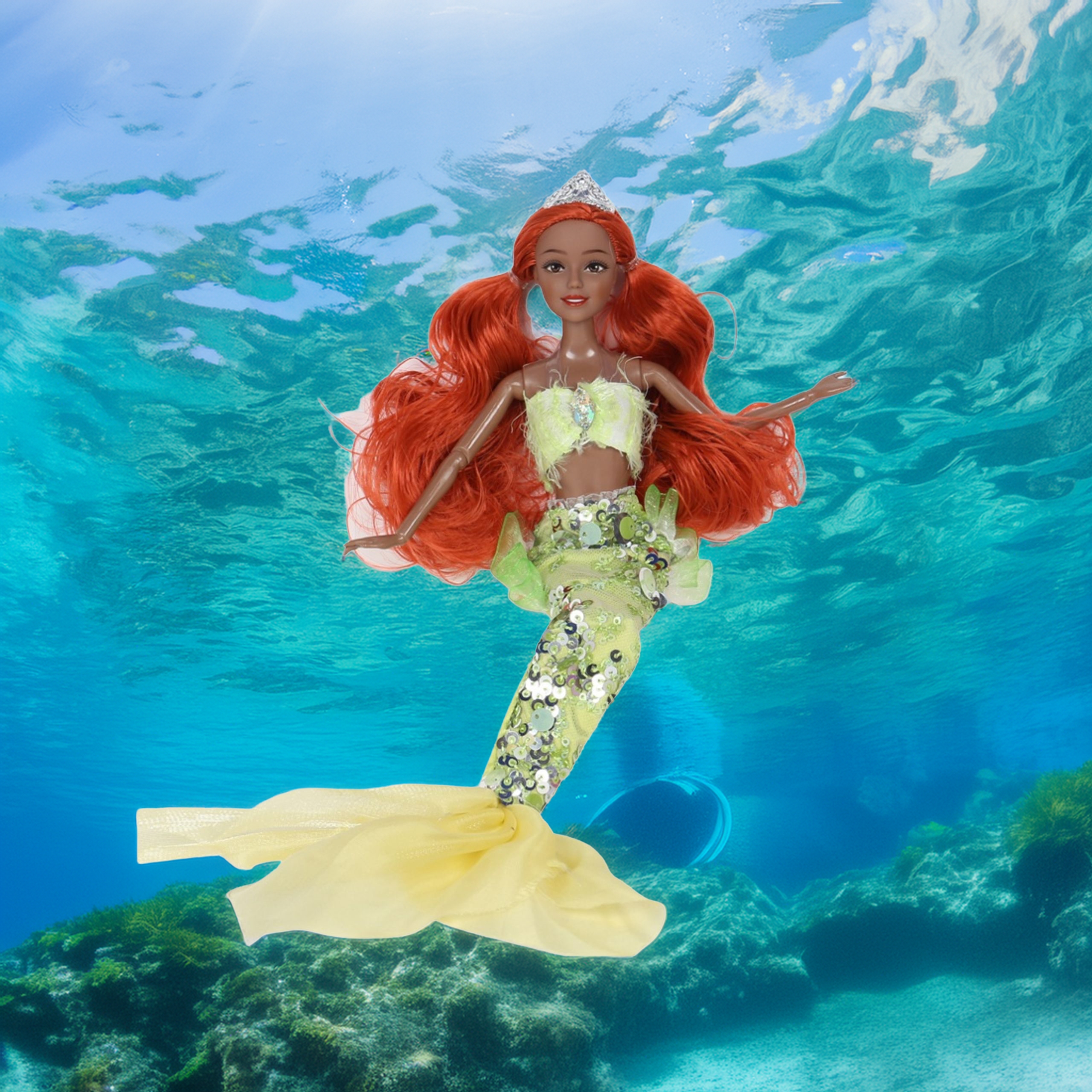 Lalka syrenka emi mermaid z foką - 2 z 6