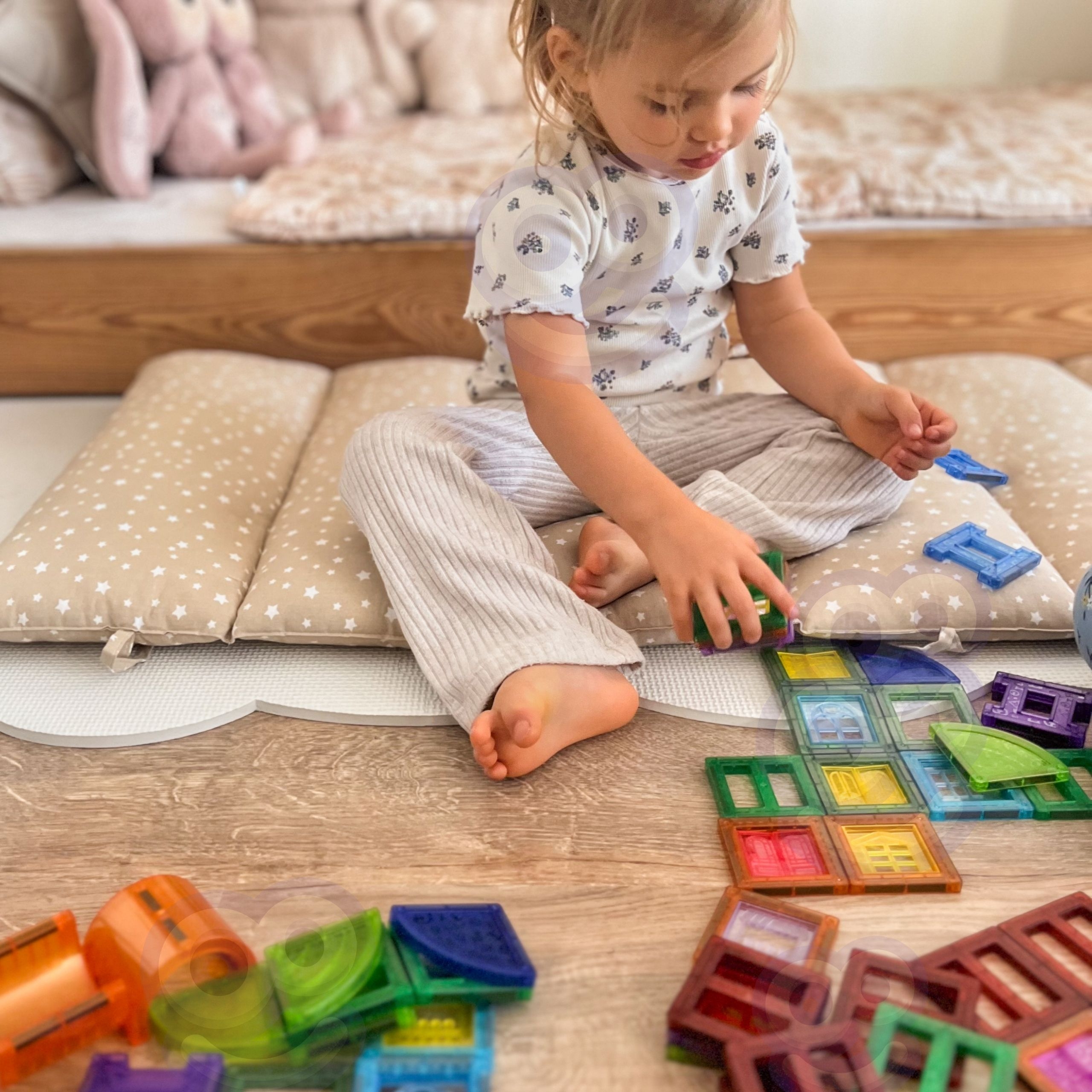 Magiczny Zamek 3D - Magnetyczne Klocki Konstrukcyjne 100el - 8 z 8