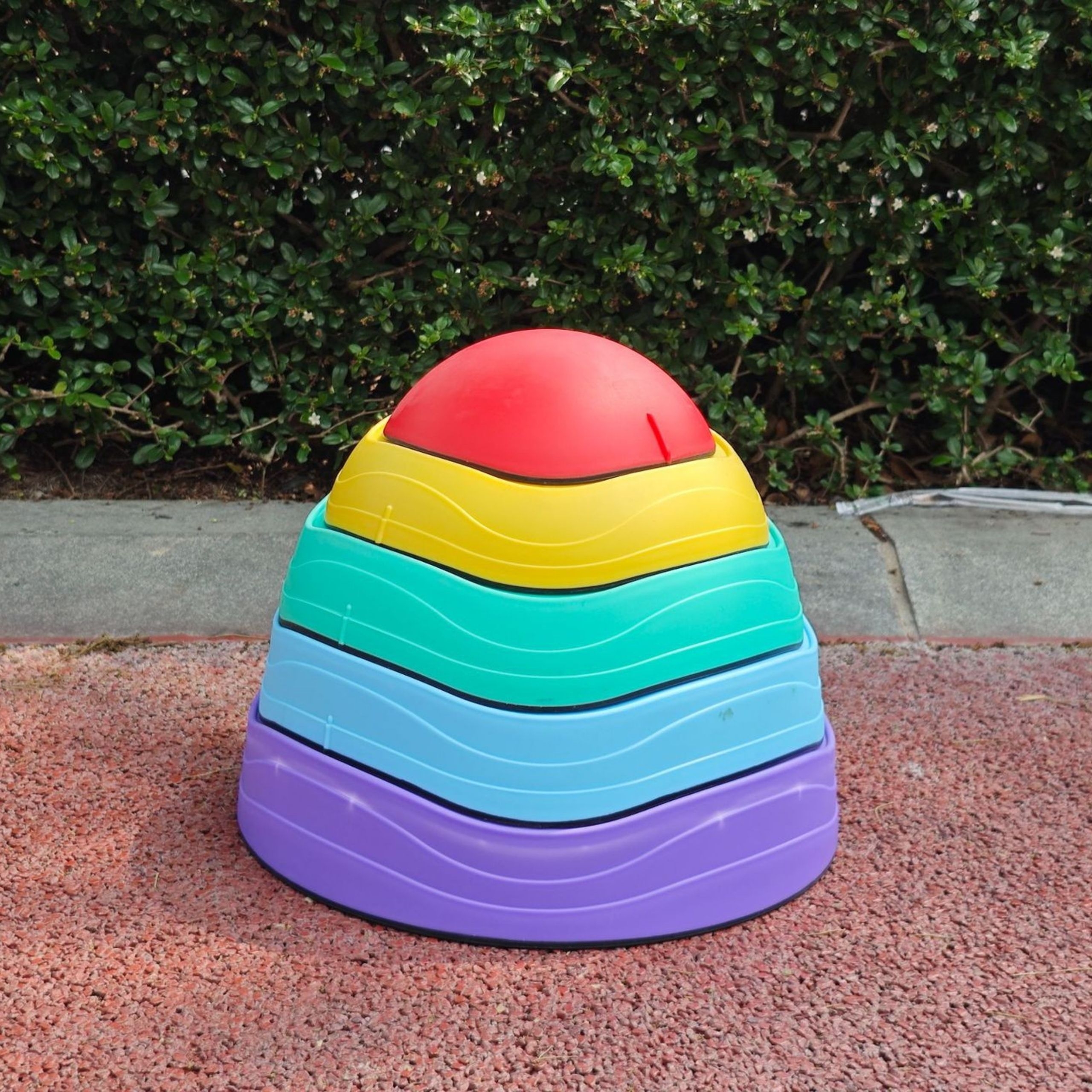 Ścieżka sensoryczna kamienie balansujące dla dzieci trening równowagi 5 szt. - 3 z 8