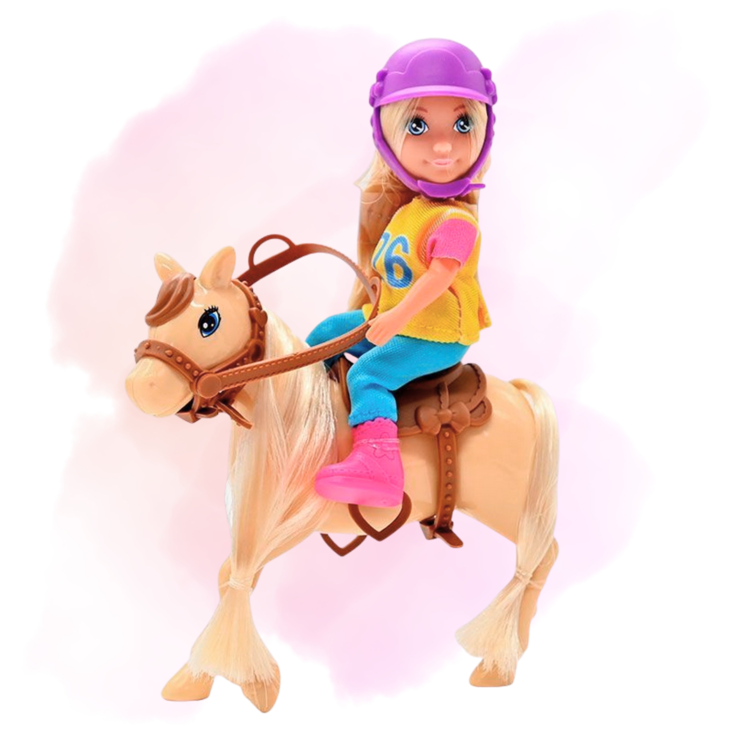 Royal zestaw laleczka jeździec z koniem - 9 z 13