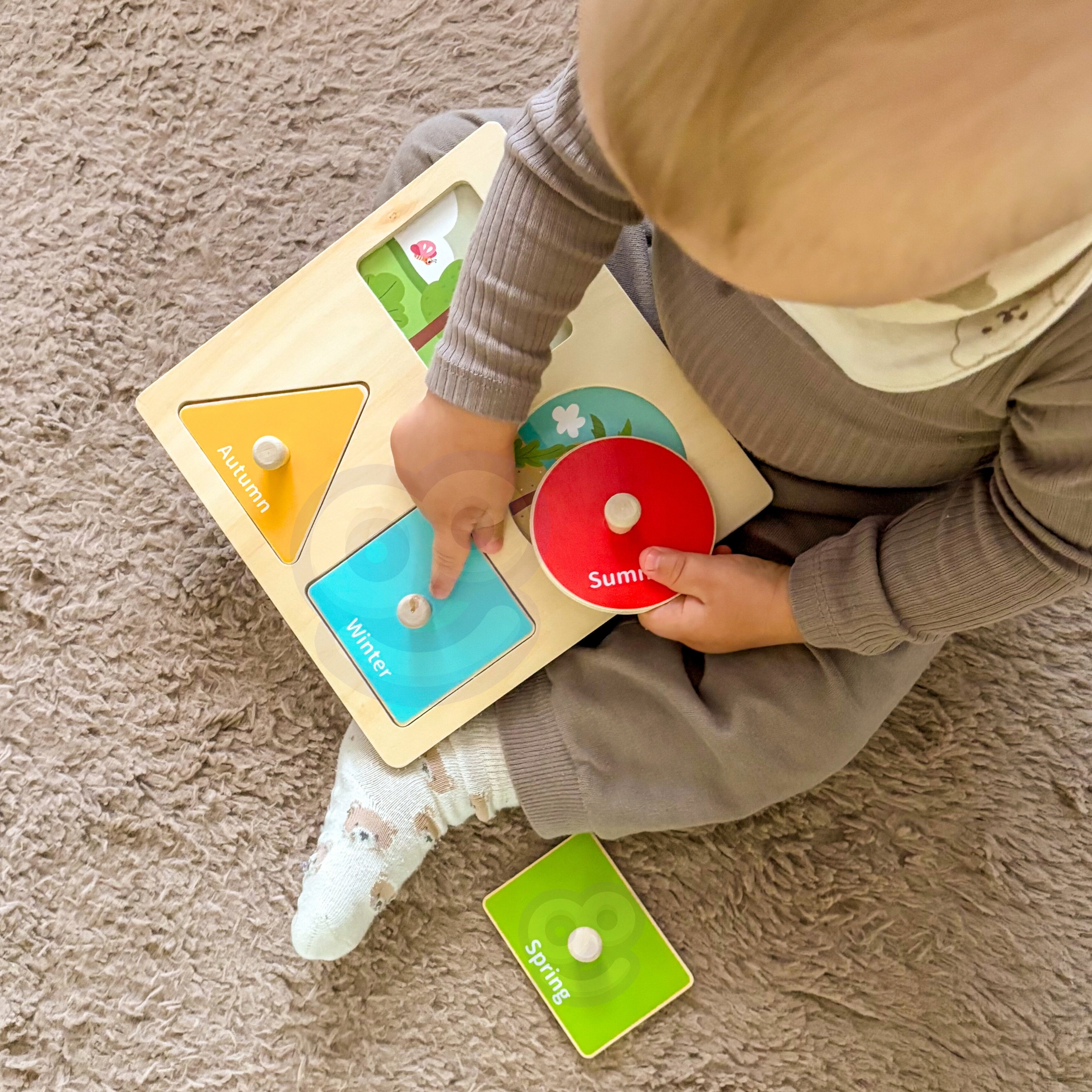 Pudełko box 6w1 13-15m montessori edukacyjne sensoryczne fsc - 3 z 7