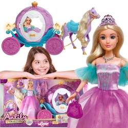 WOOPIE Lalka Księżniczka Lily i Magiczny Powóz Karoca Akcesoria