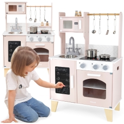 Viga PolarB Drewniana Kuchnia Światło Dźwięk + Akcesoria