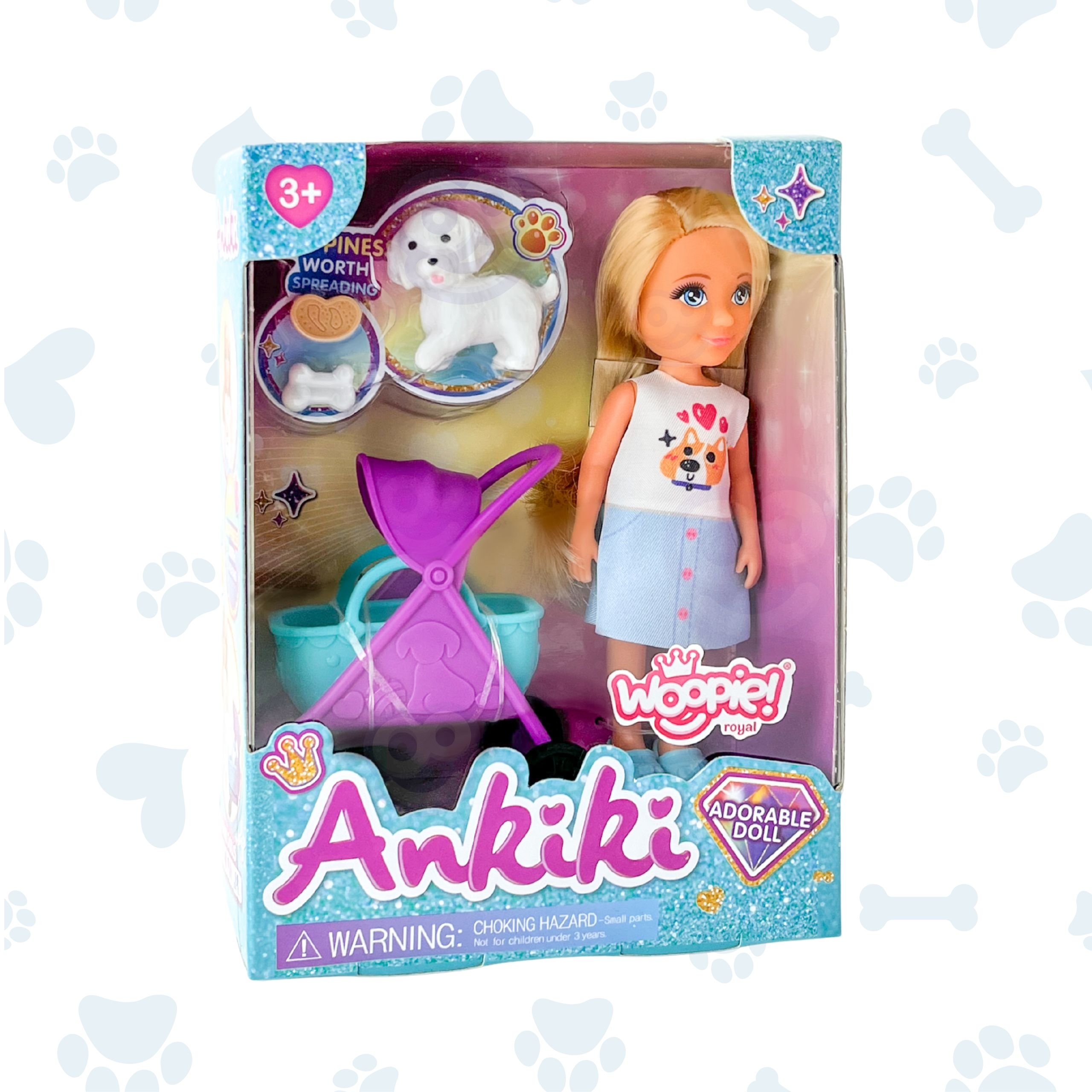 Royal laleczka z wózkiem i pieskiem - 9 z 9