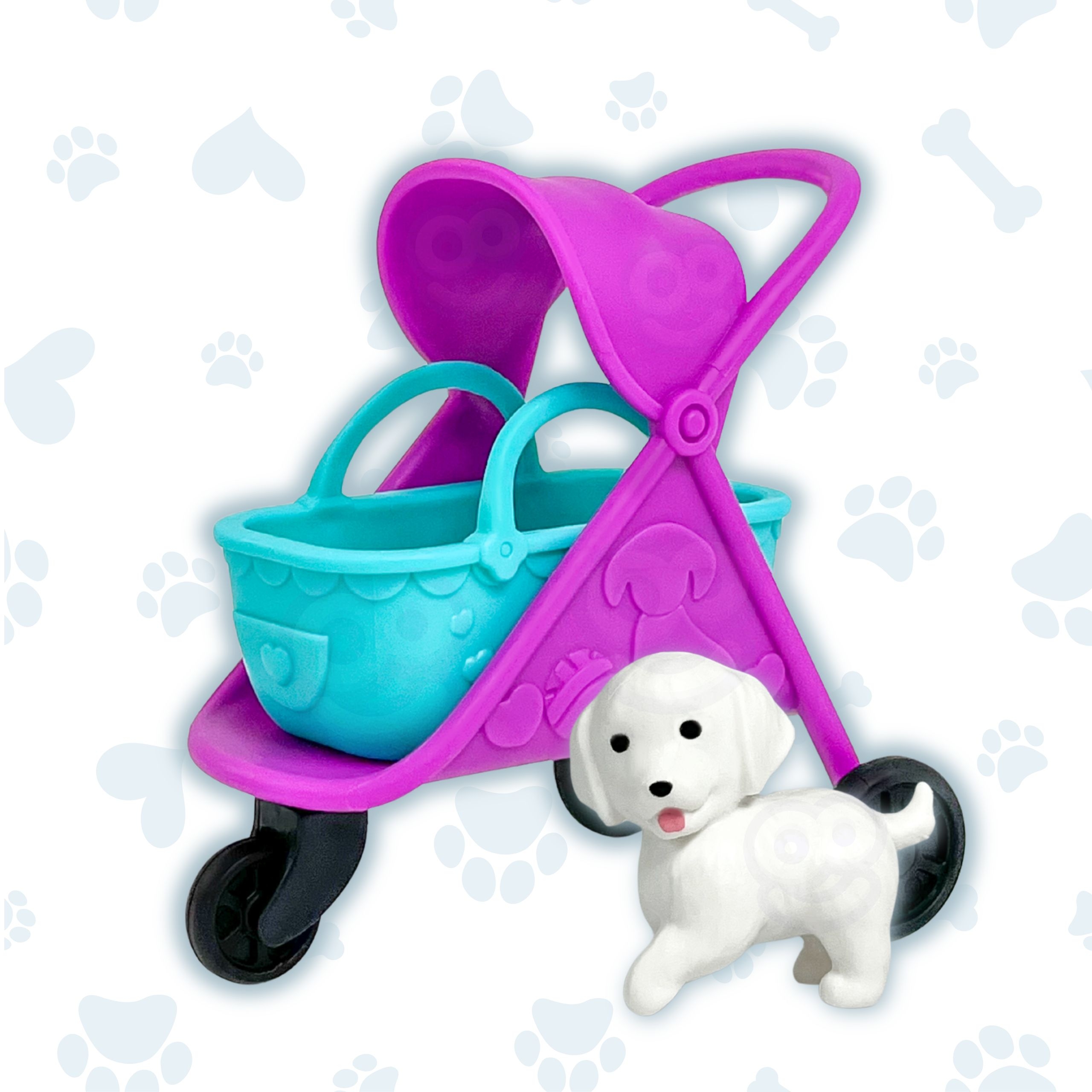 Royal laleczka z wózkiem i pieskiem - 8 z 9