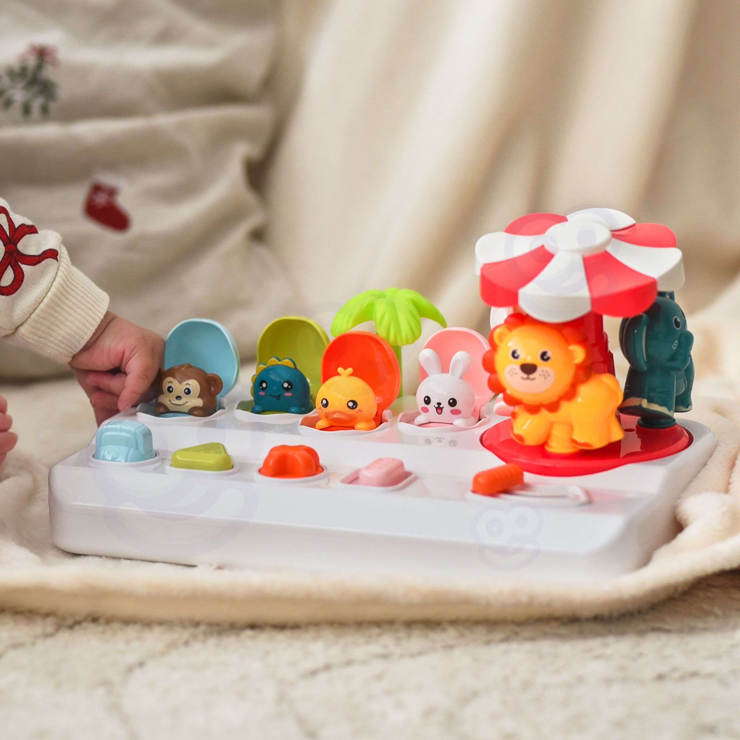 Wopie Karuzela Zwierząt - Magiczna Zabawa Pop Up - 7 z 9