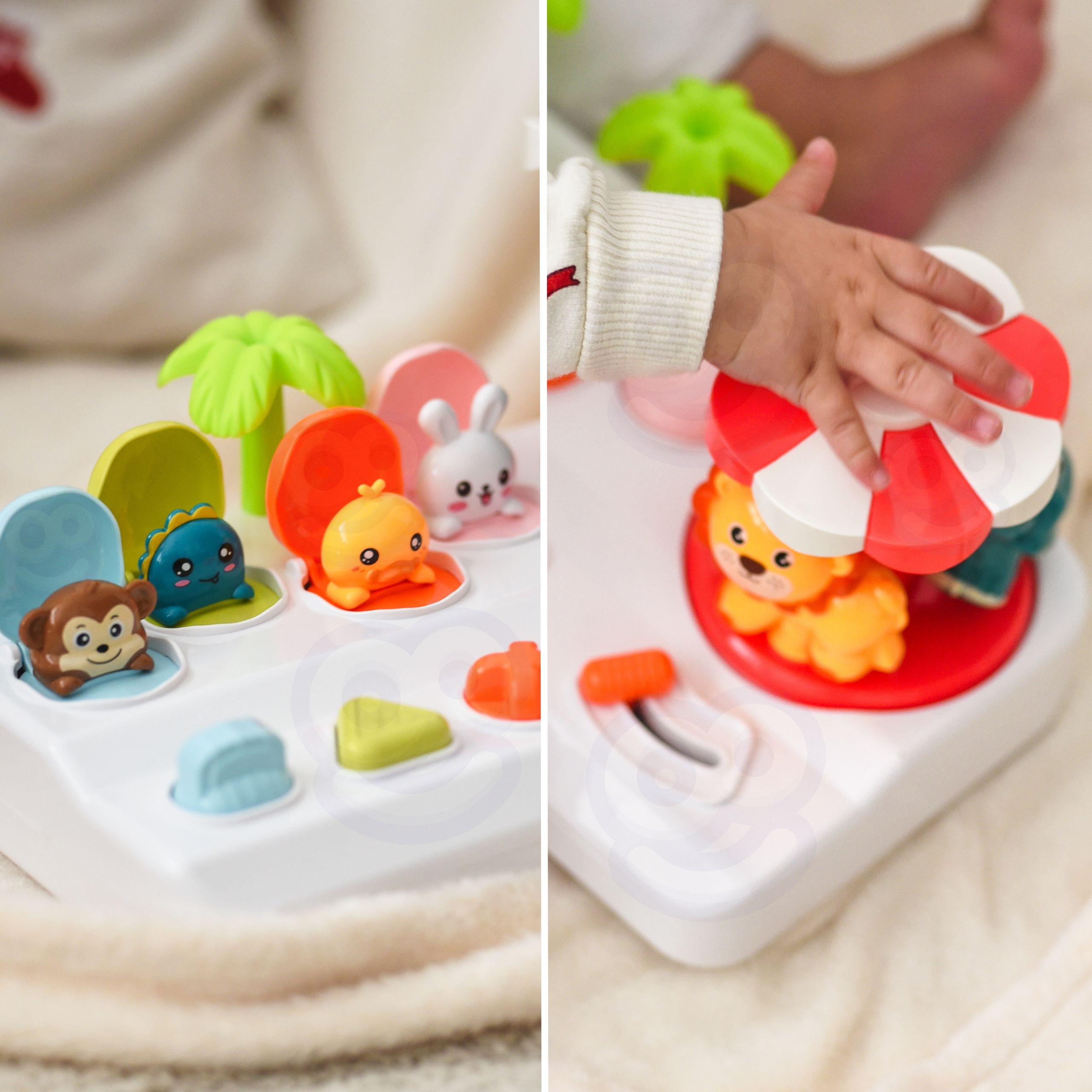 Wopie Karuzela Zwierząt - Magiczna Zabawa Pop Up - 8 z 9