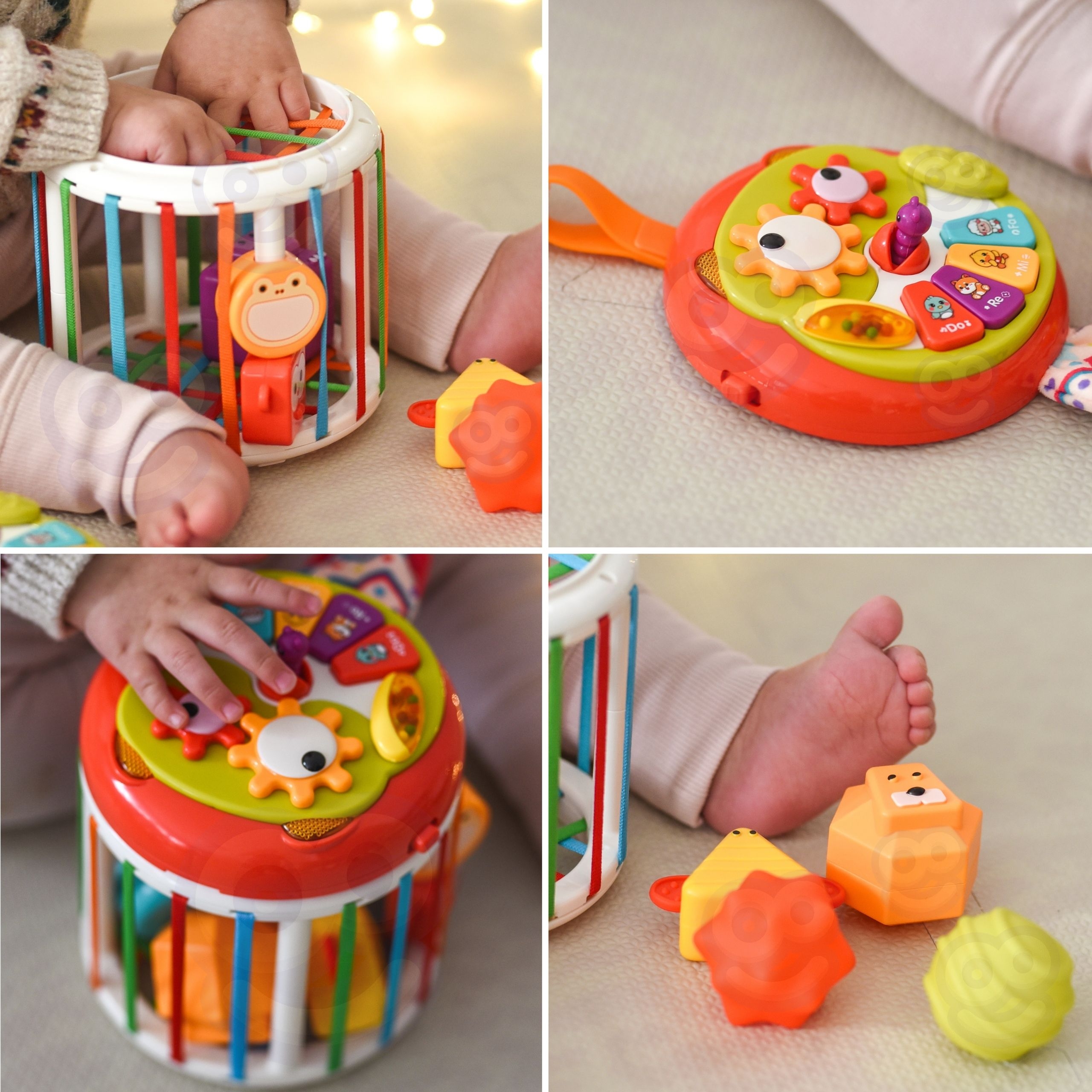 Kostka Muzyczna WOOPIE - Sensoryczny Bębenek Edukacyjny - 11 z 13