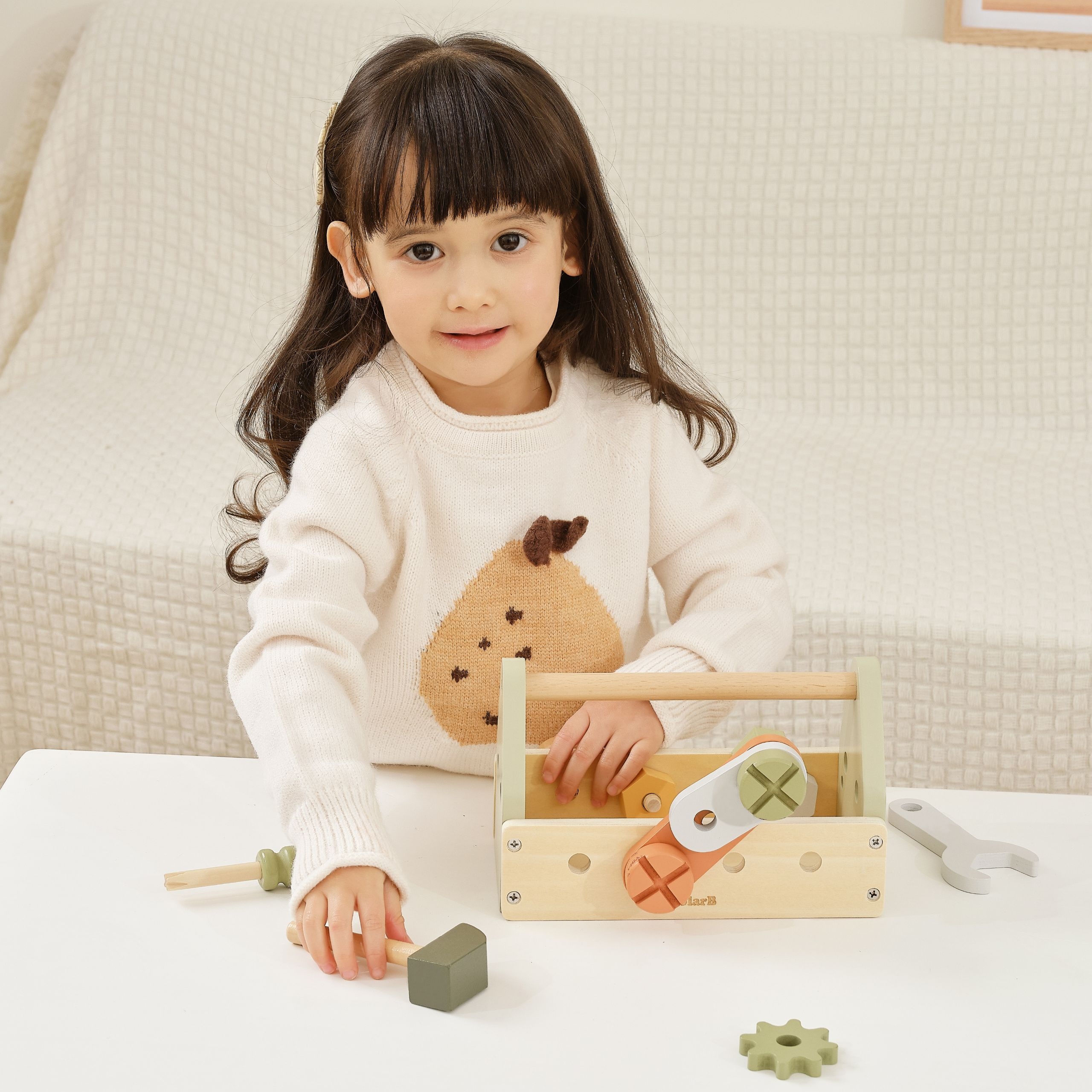 Polarb skrzynka z narzędziami zestaw drewniany - 12 z 13