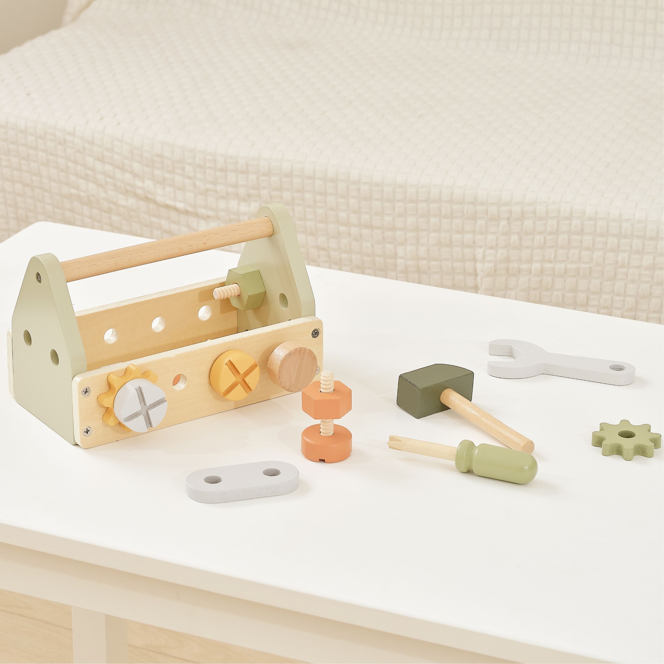 Polarb skrzynka z narzędziami zestaw drewniany - 11 z 13