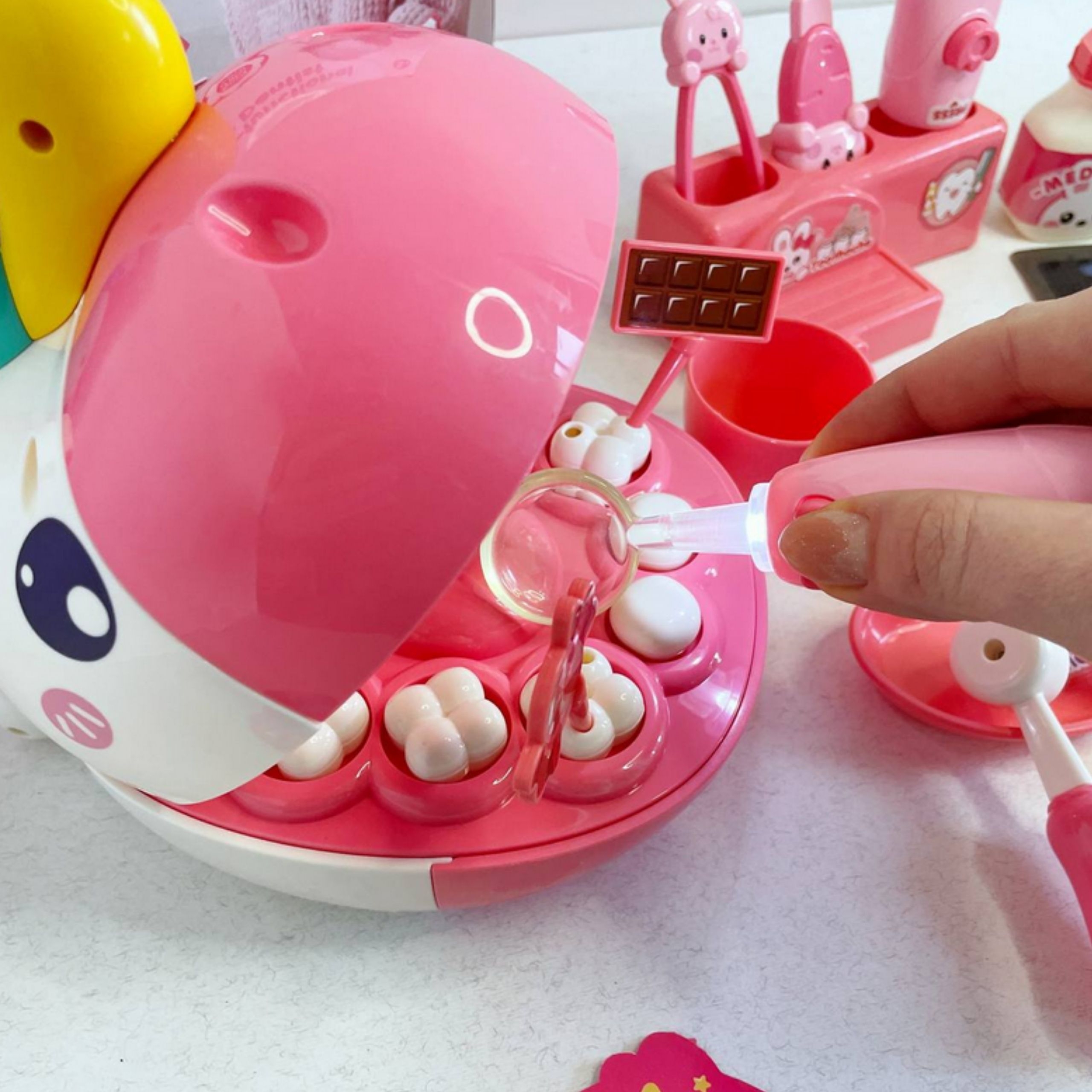 Zestaw małego dentysty głowa jednorożca akcesoria - 3 z 8