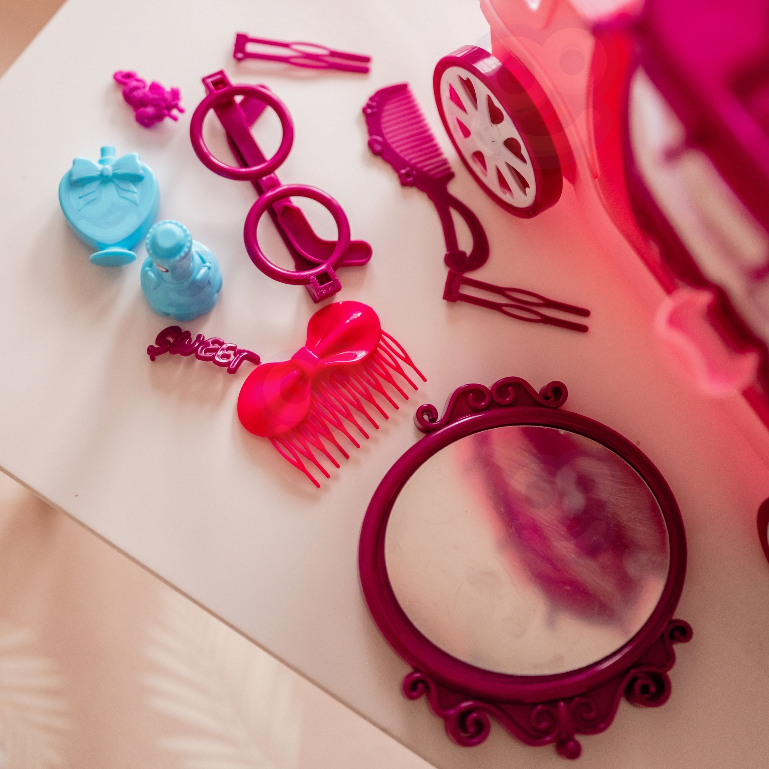 Salon piękności urody toaletka na kółkach wózek wlizka 31 akc. 4w1 - 14 z 20