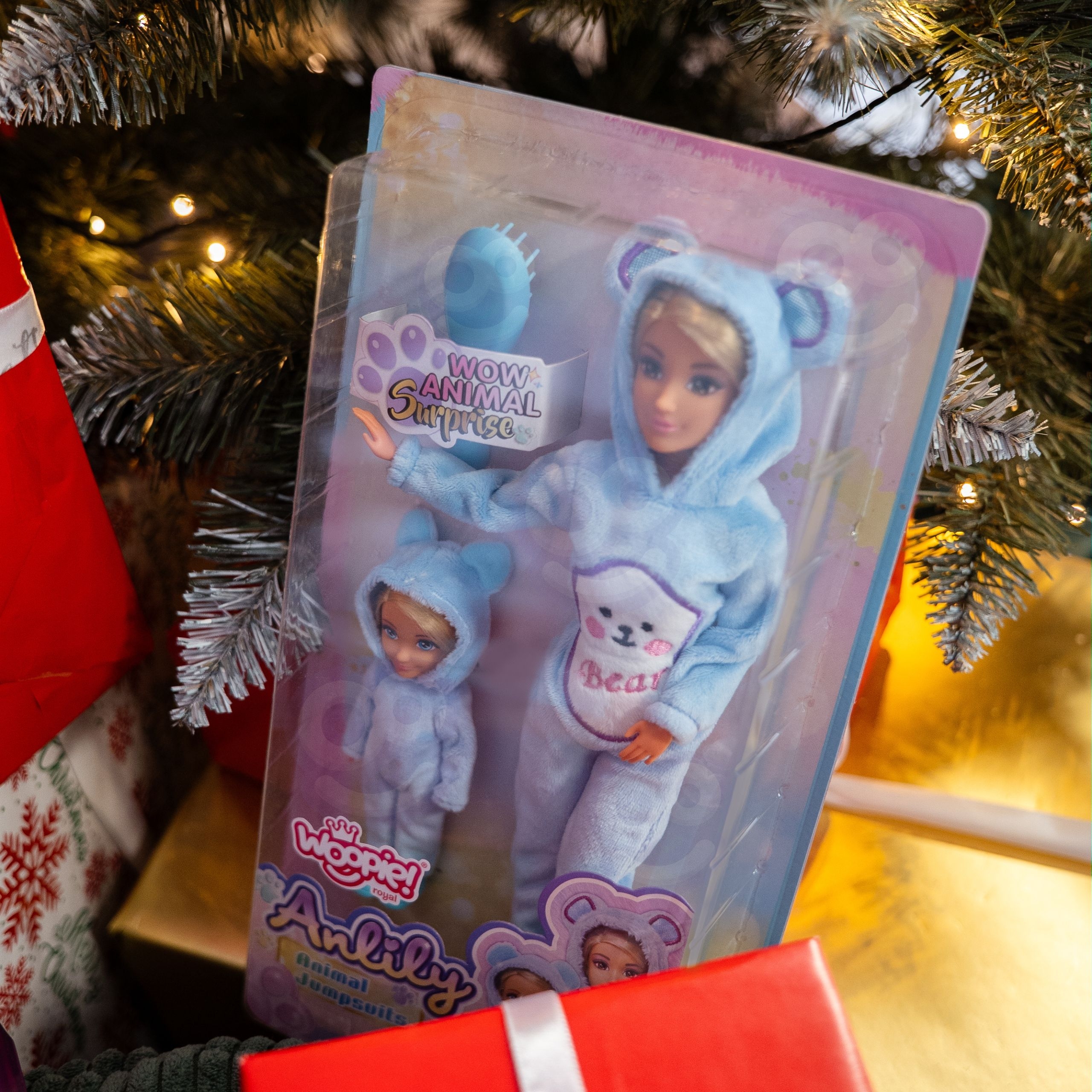 Lalki kombinezony niebieskie misie zestaw 2szt. - 9 z 9