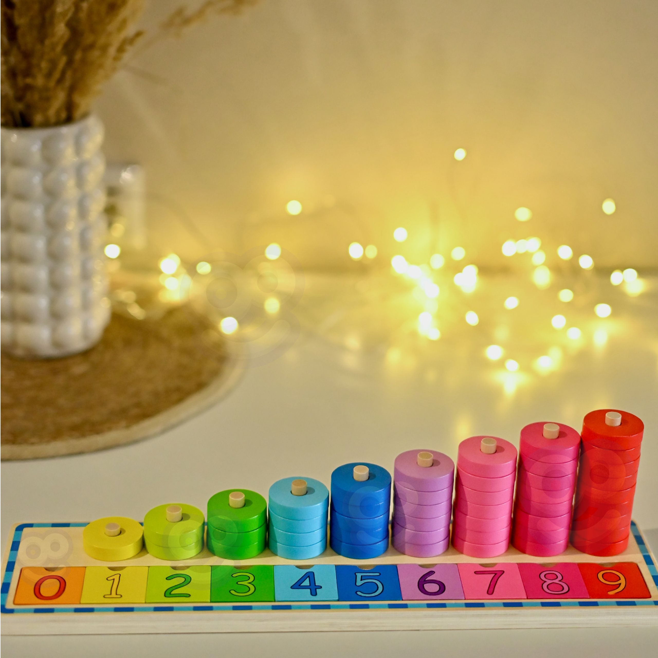 Układanka nauka liczenia i kolorów montessori 56 el. - 20 z 22