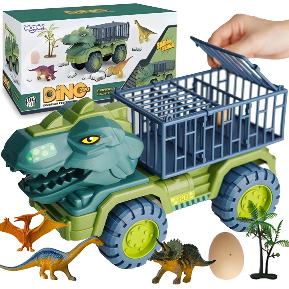 WOOPIE Ciężarówka Dinozaur Transporter Figurki