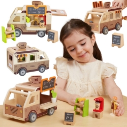 VIGA Drewniane Auto Kawiarnia