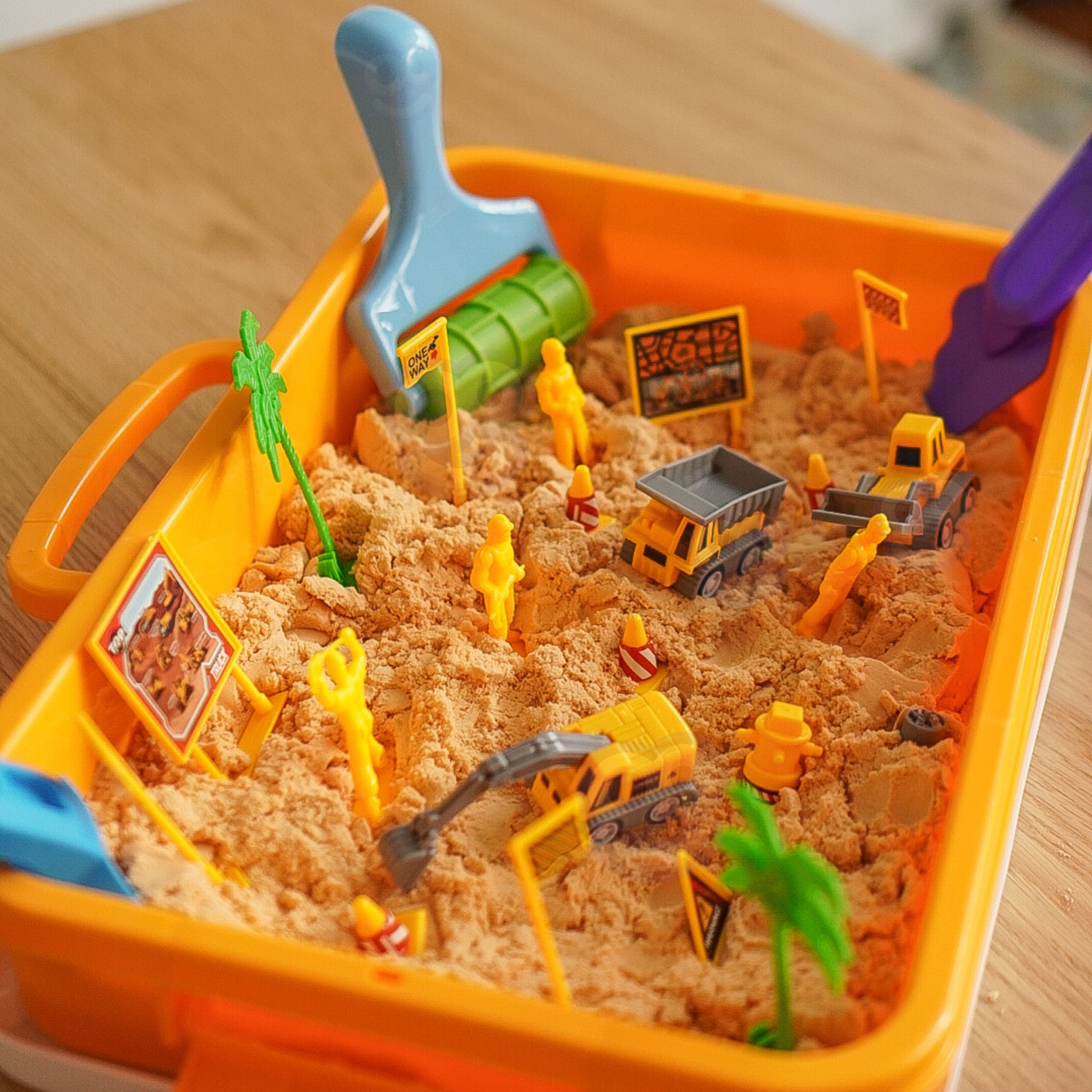 Mega Plac Budowy - Kinetyczna Kraina Małego Budowniczego XXL - 4 z 9