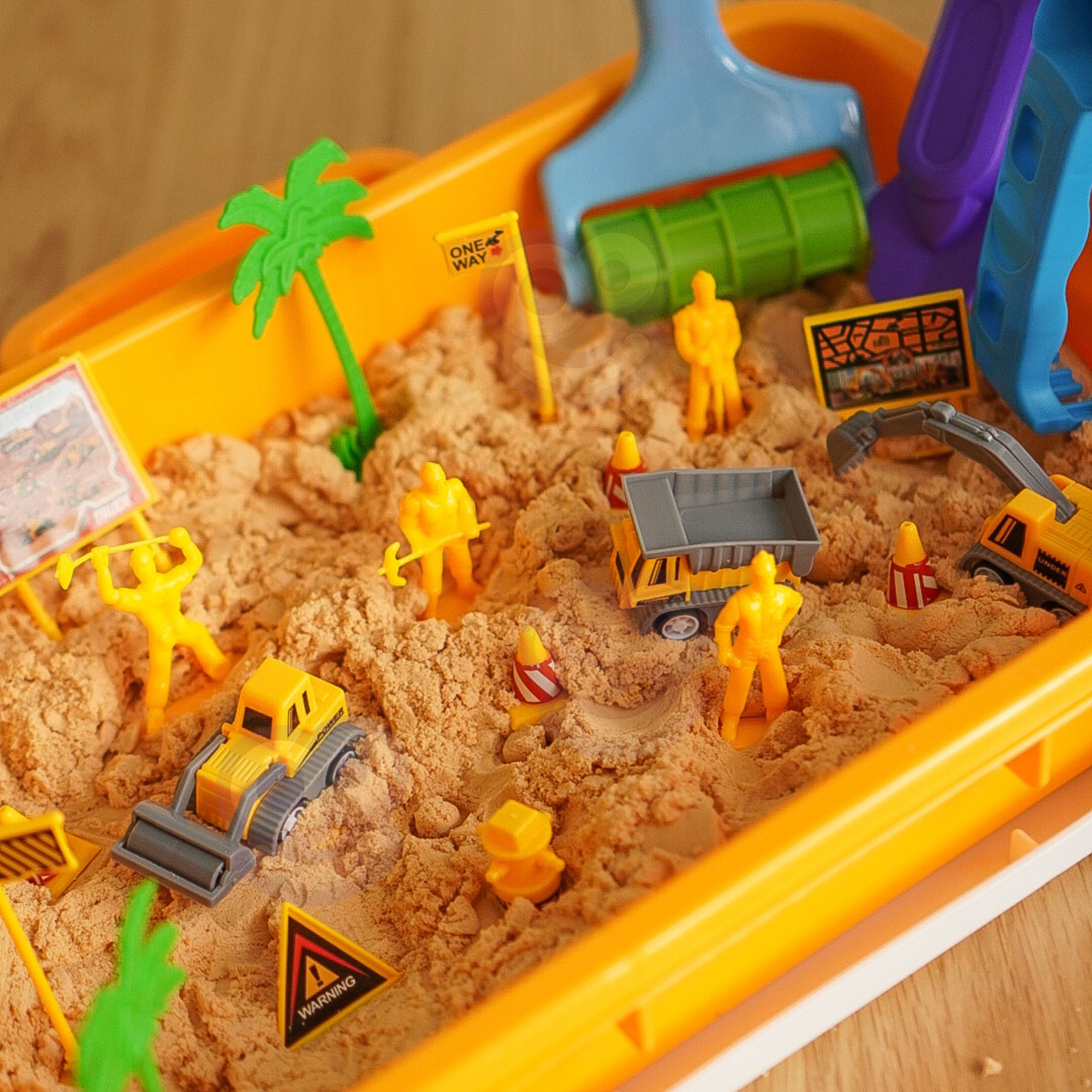 Mega Plac Budowy - Kinetyczna Kraina Małego Budowniczego XXL - 7 z 9