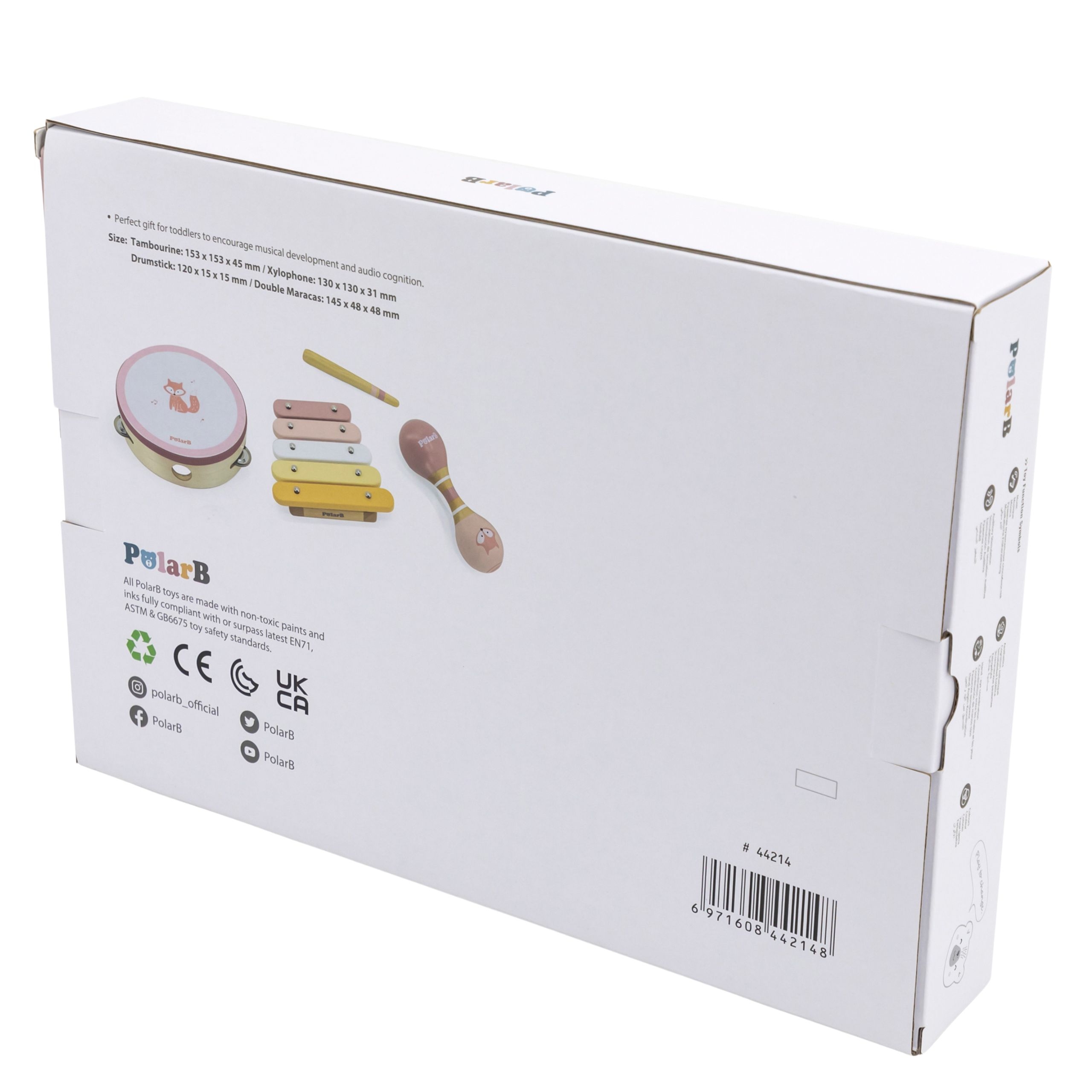 Polarb zestaw instrumentów muzycznych różowy - 11 z 11