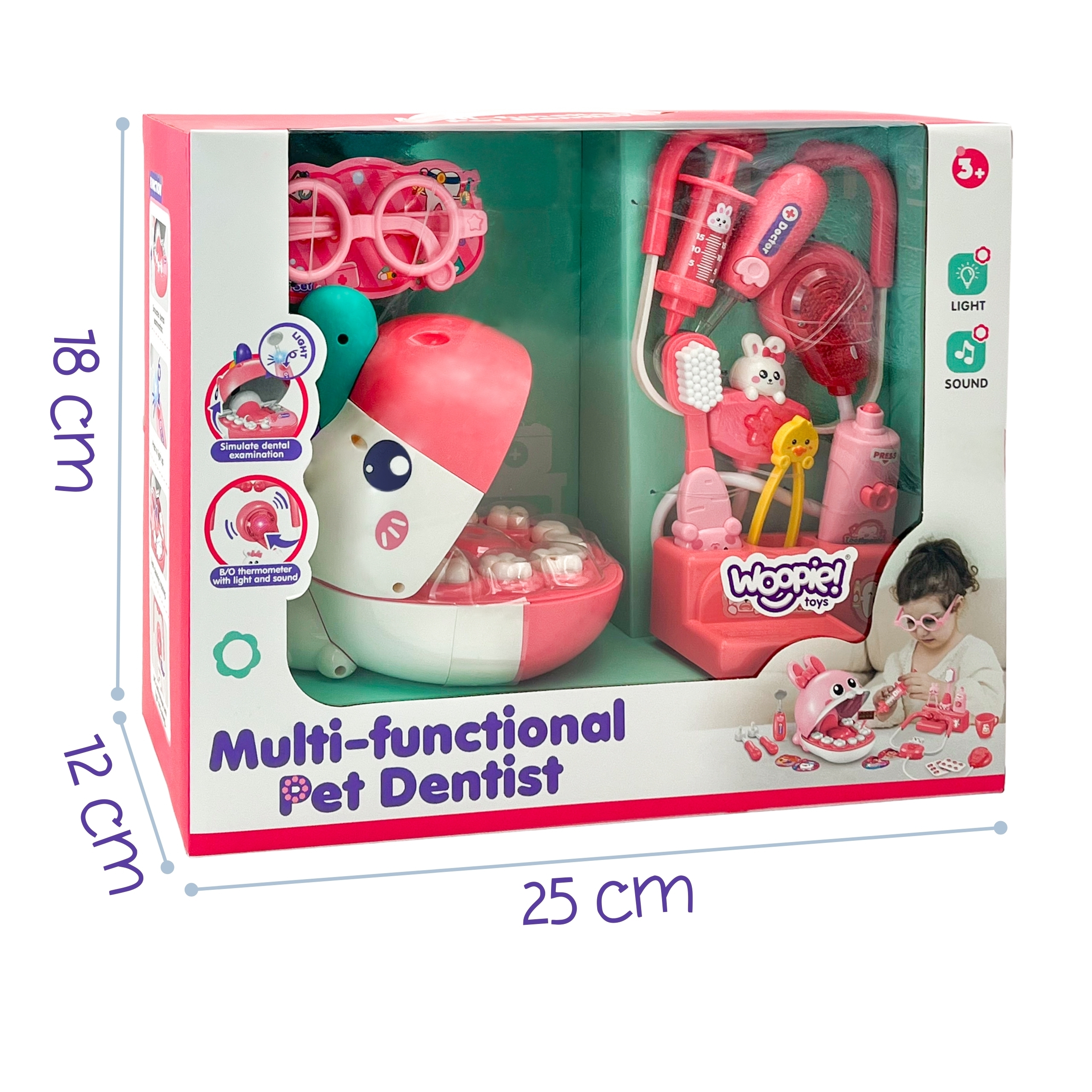 Zestaw małego dentysty głowa jednorożca akcesoria - 8 z 8