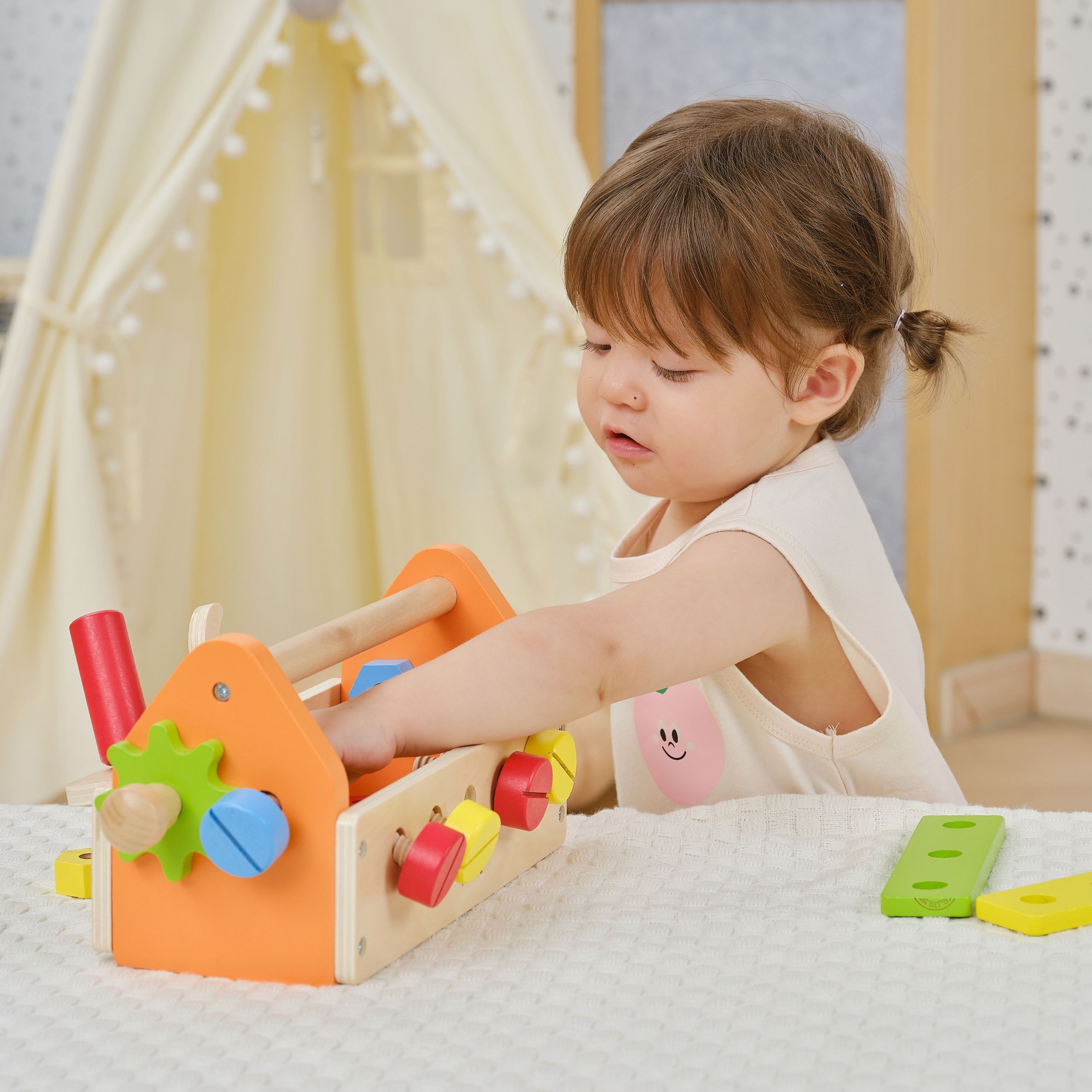 Viga MajsterBox - Drewniany Zestów Małego Konstruktora - 9 z 10