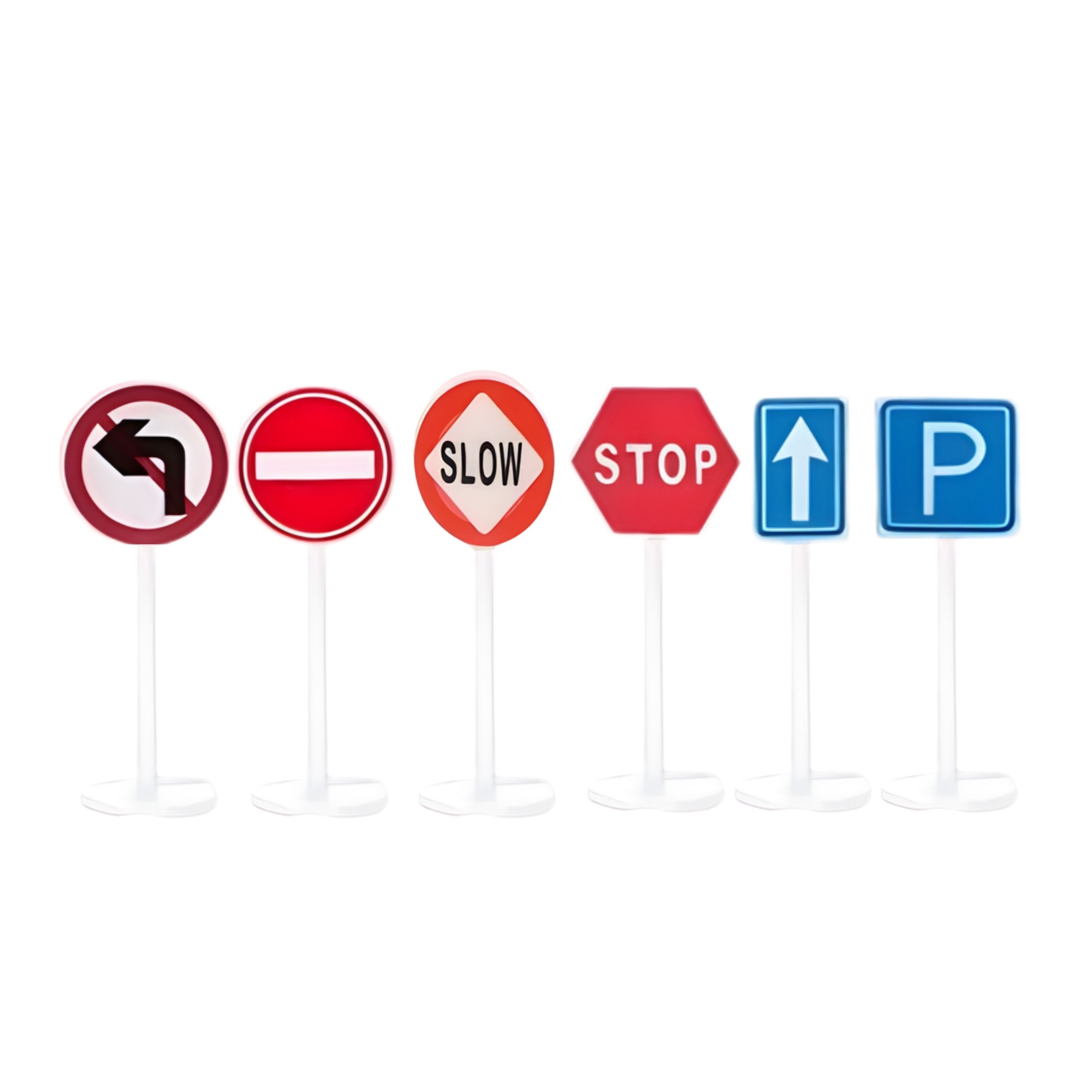 Samolot rozkładany transporter policja z 3 autami policyjnymi zestaw xl znaki drogowe - 24 z 27