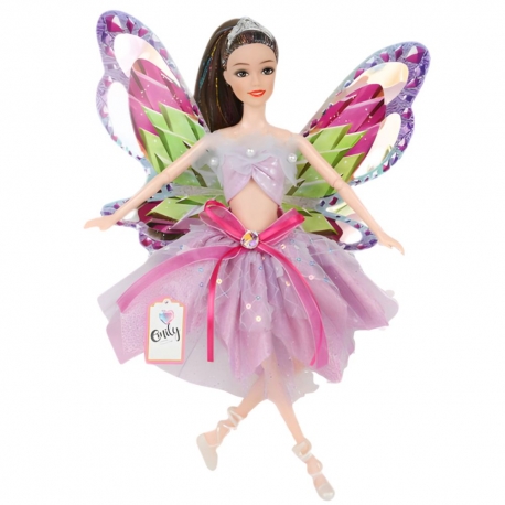 WOOPIE ROYAL Lalka Emi Wróżka z Kolorowymi Skrzydłami i Balonami
