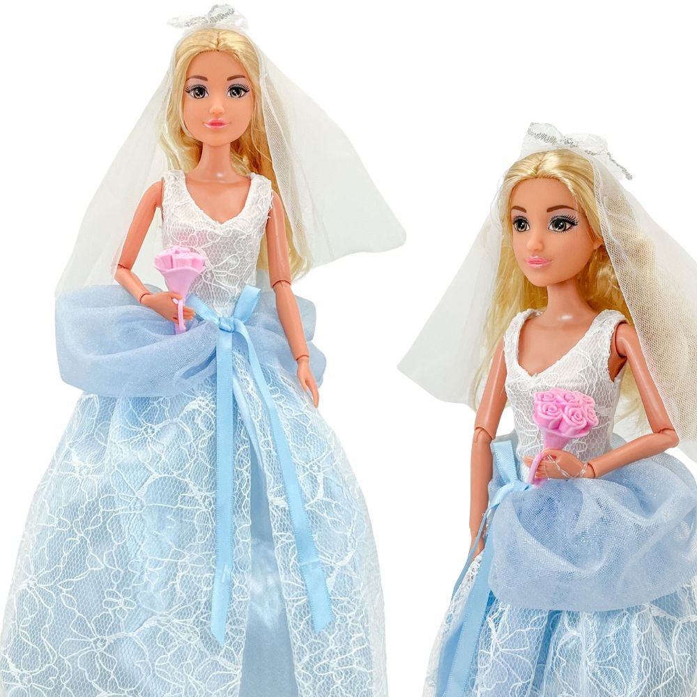 Lalka modowa lily panna młoda z tortem - 5 z 5