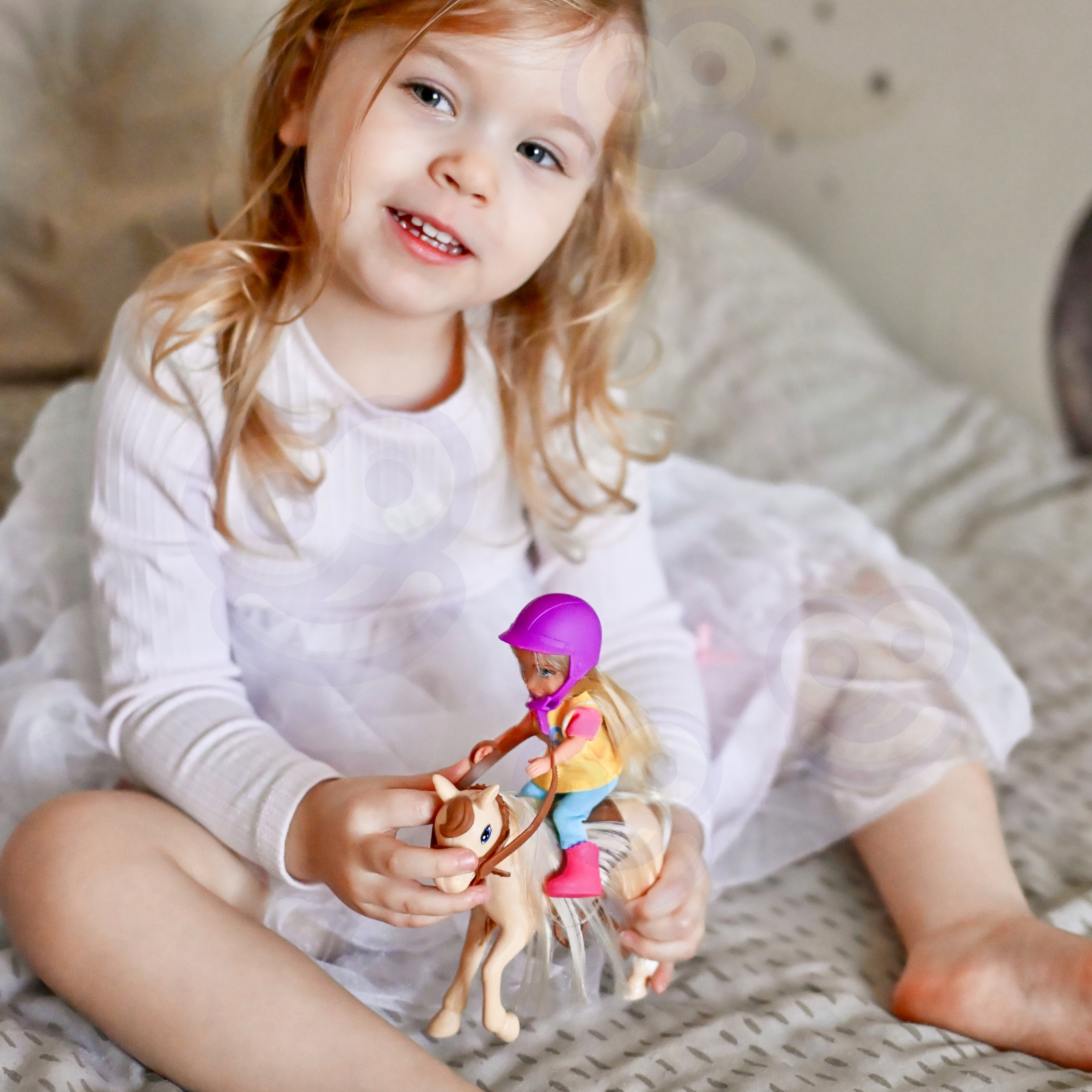 WOOPIE ROYAL Zestaw Laleczka Jeździec z Koniem