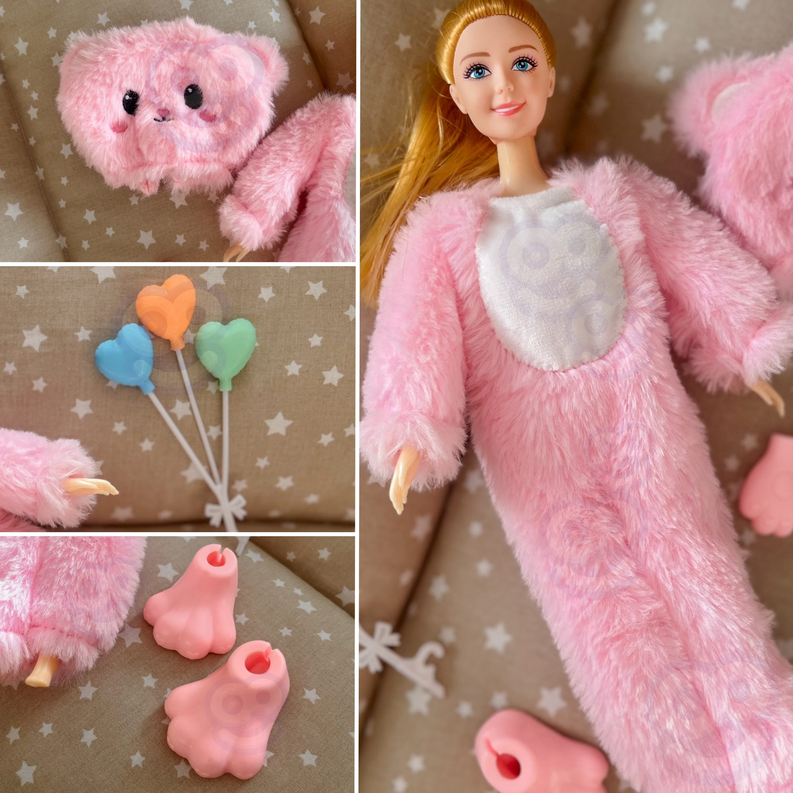 Lalka w przebraniu misia park rozrywki - 12 z 13