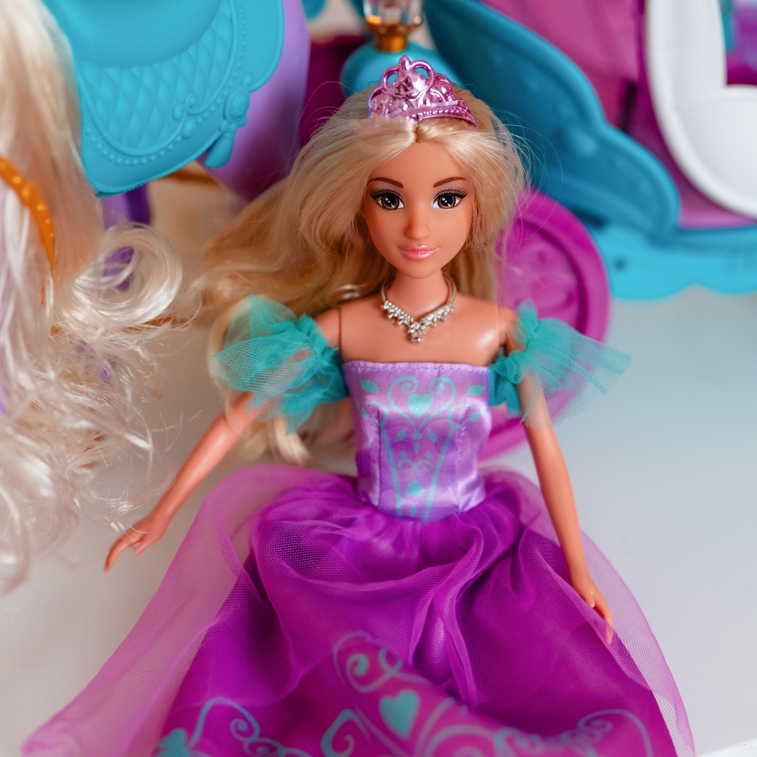 Lalka księżniczka lily i magiczny duży powóz karoca akcesoria - 9 z 13