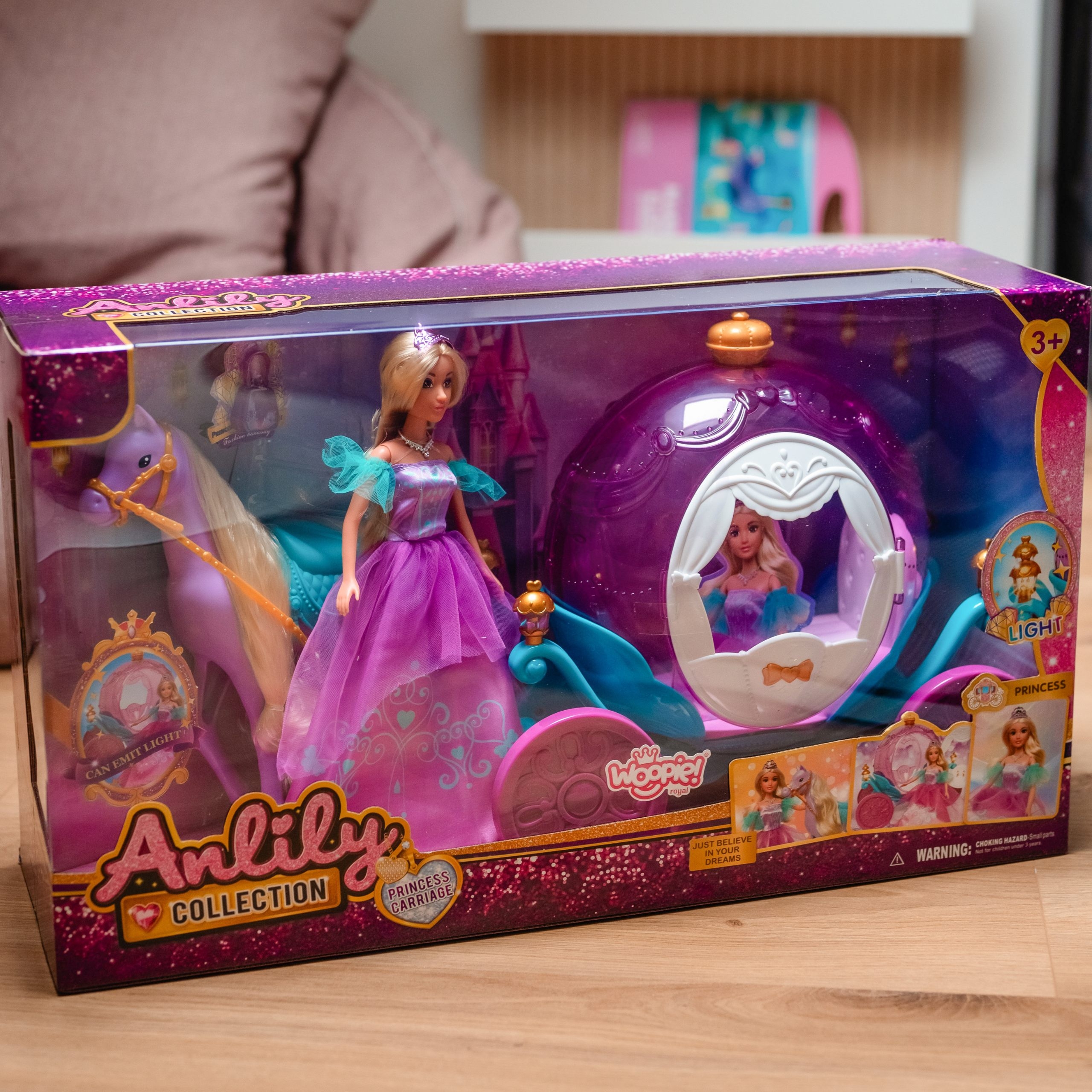 Lalka księżniczka lily i magiczny duży powóz karoca akcesoria - 11 z 13