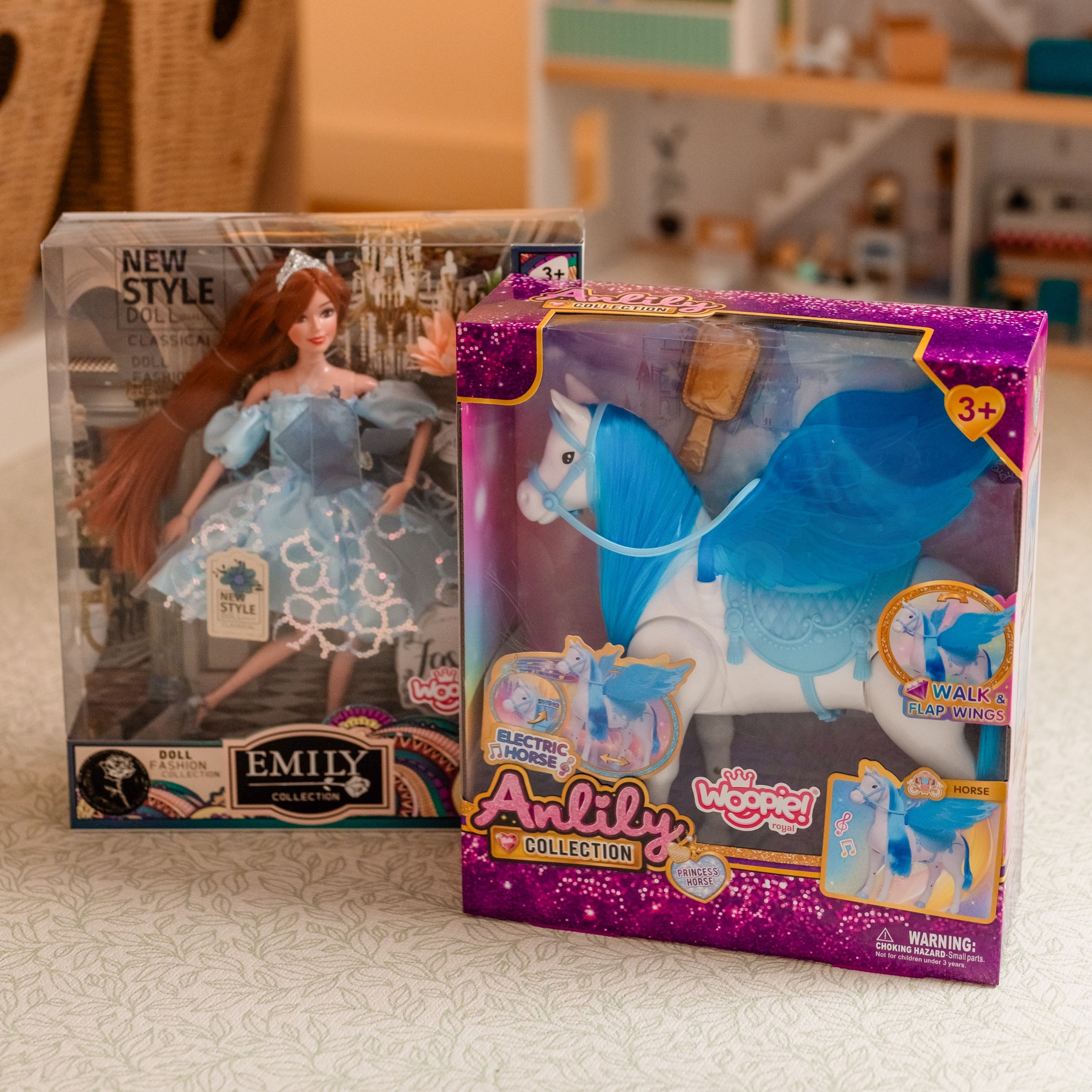 Lalka emi w błękitnej sukience tiulowej - 14 z 15