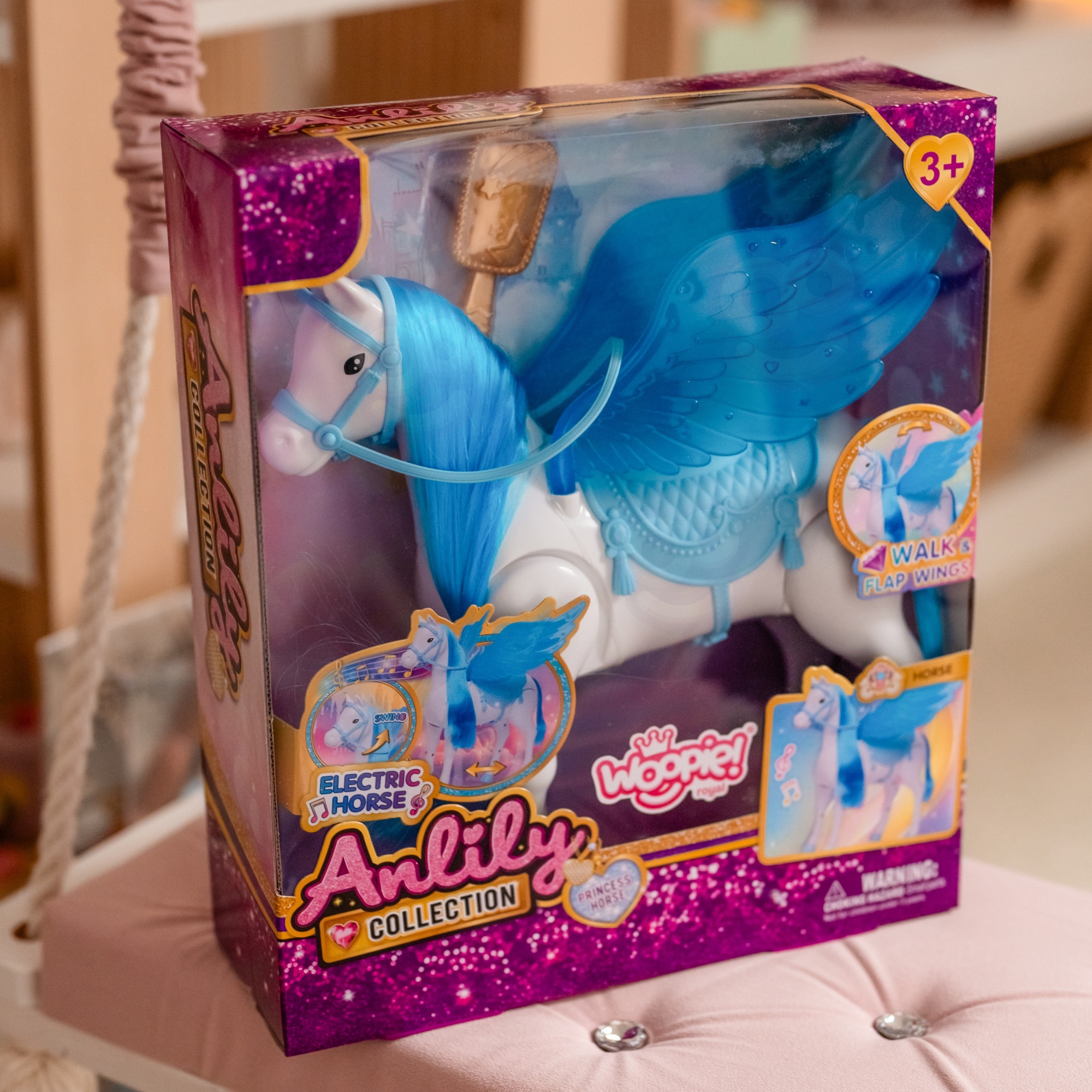 Interaktywny magiczny konik pegaz dla księżniczki - 9 z 10