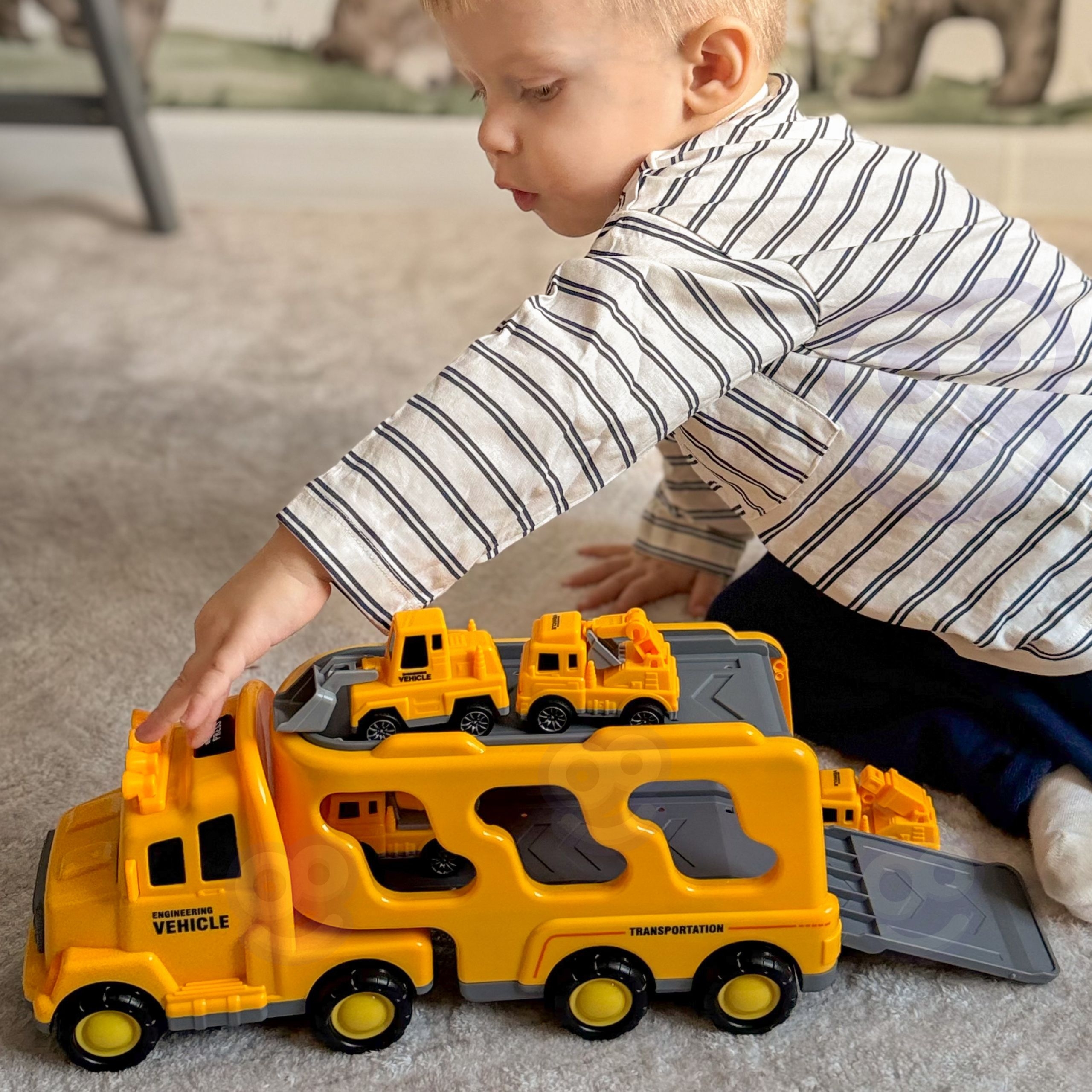 WOOPIE Laweta Drogowa zestaw 5 Aut - Pomoc Drogowa