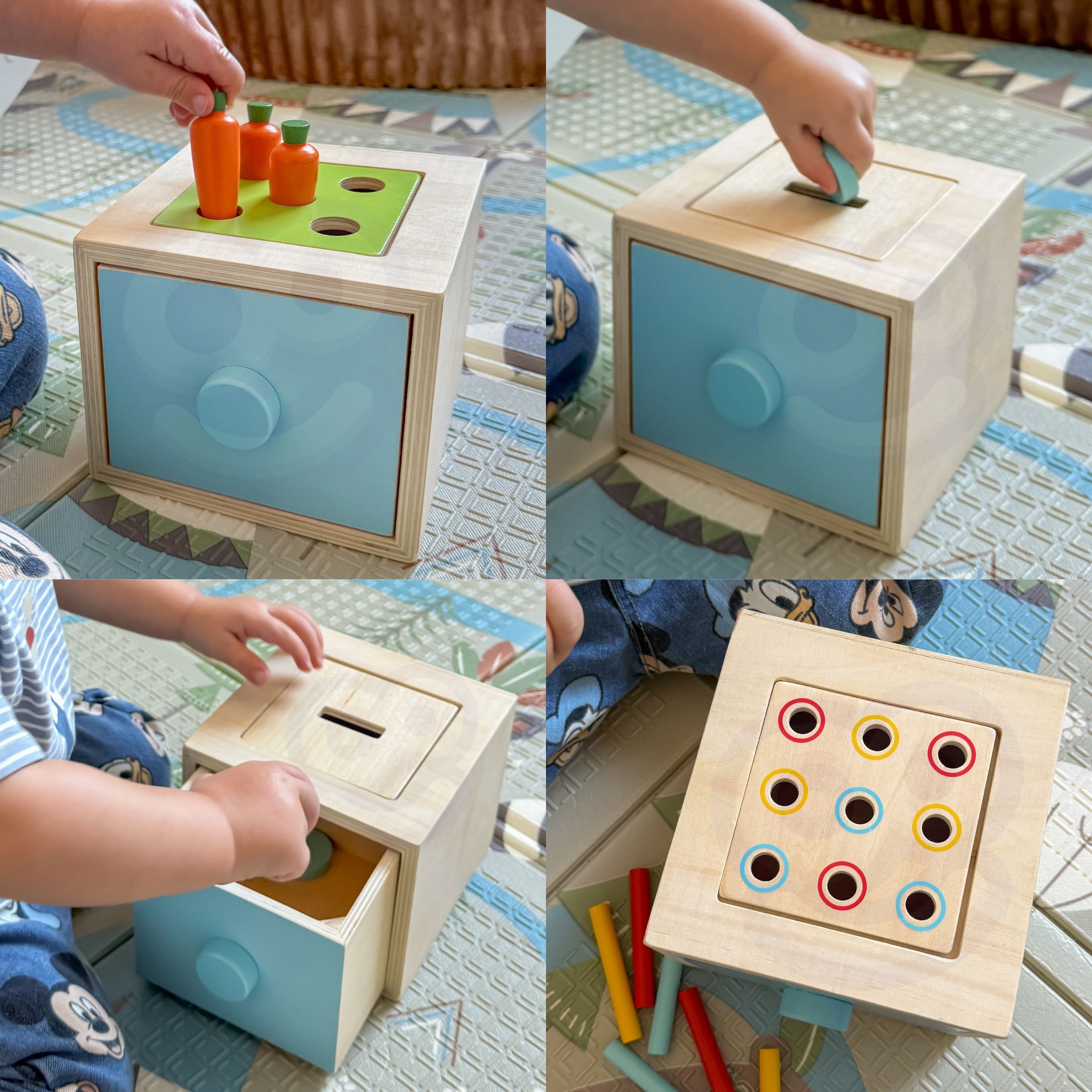 Box pudełko xxl montessori edukacyjne 7w1 sensoryczne 16-18 mies. - 18 z 19