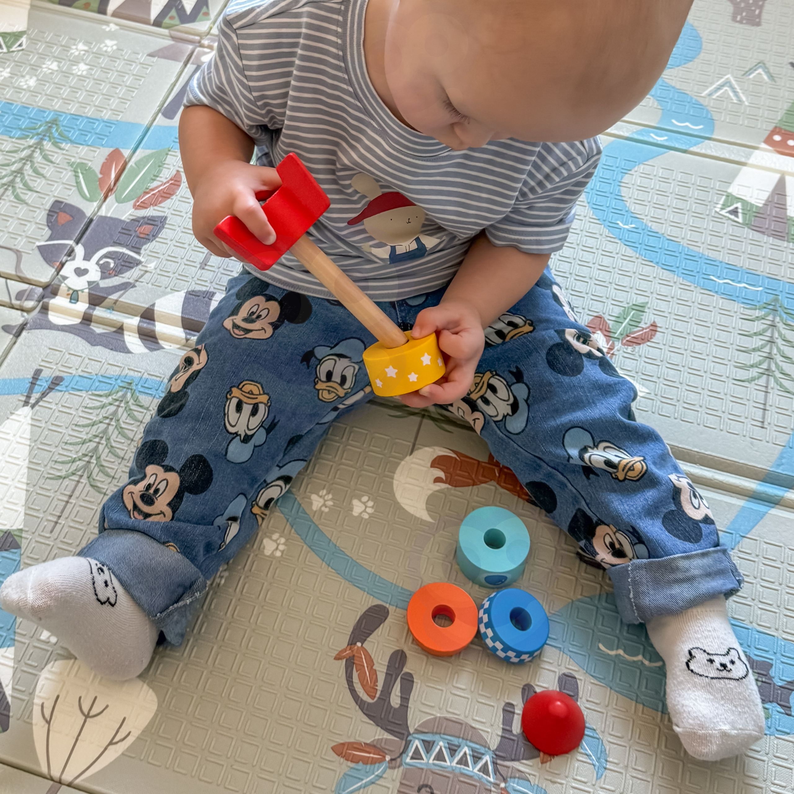 TOOKY TOY Box Pudełko XXL Montessori Edukacyjne 7w1 Sensoryczne 16-18 Mies.