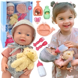 WOOPIE ROYAL Bobas w Ubranku MOJA ULUBIONA LALKA + akcesoria 36 cm.