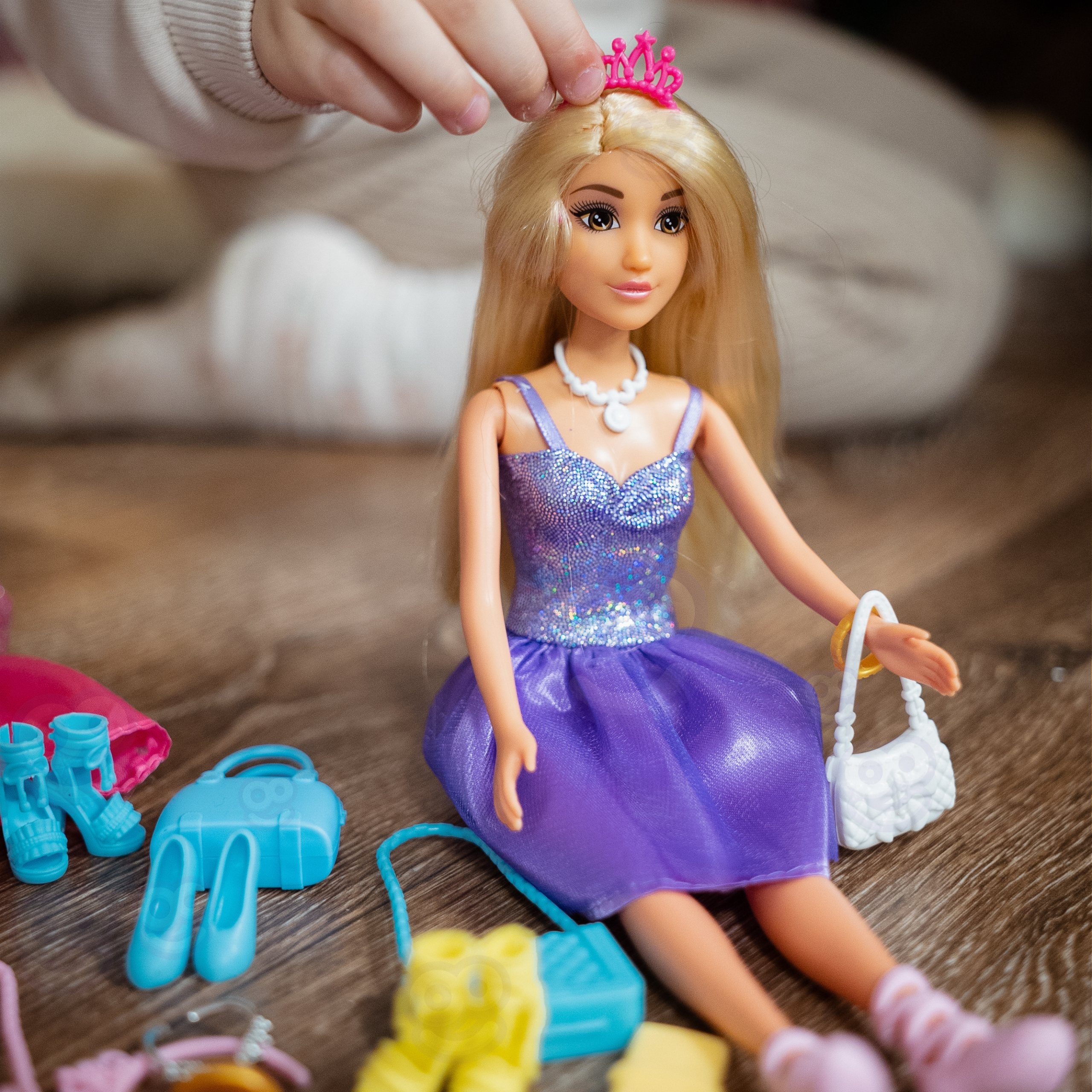 Lalka lili modelka stylistka modowa z akcesoriamii - 12 z 14