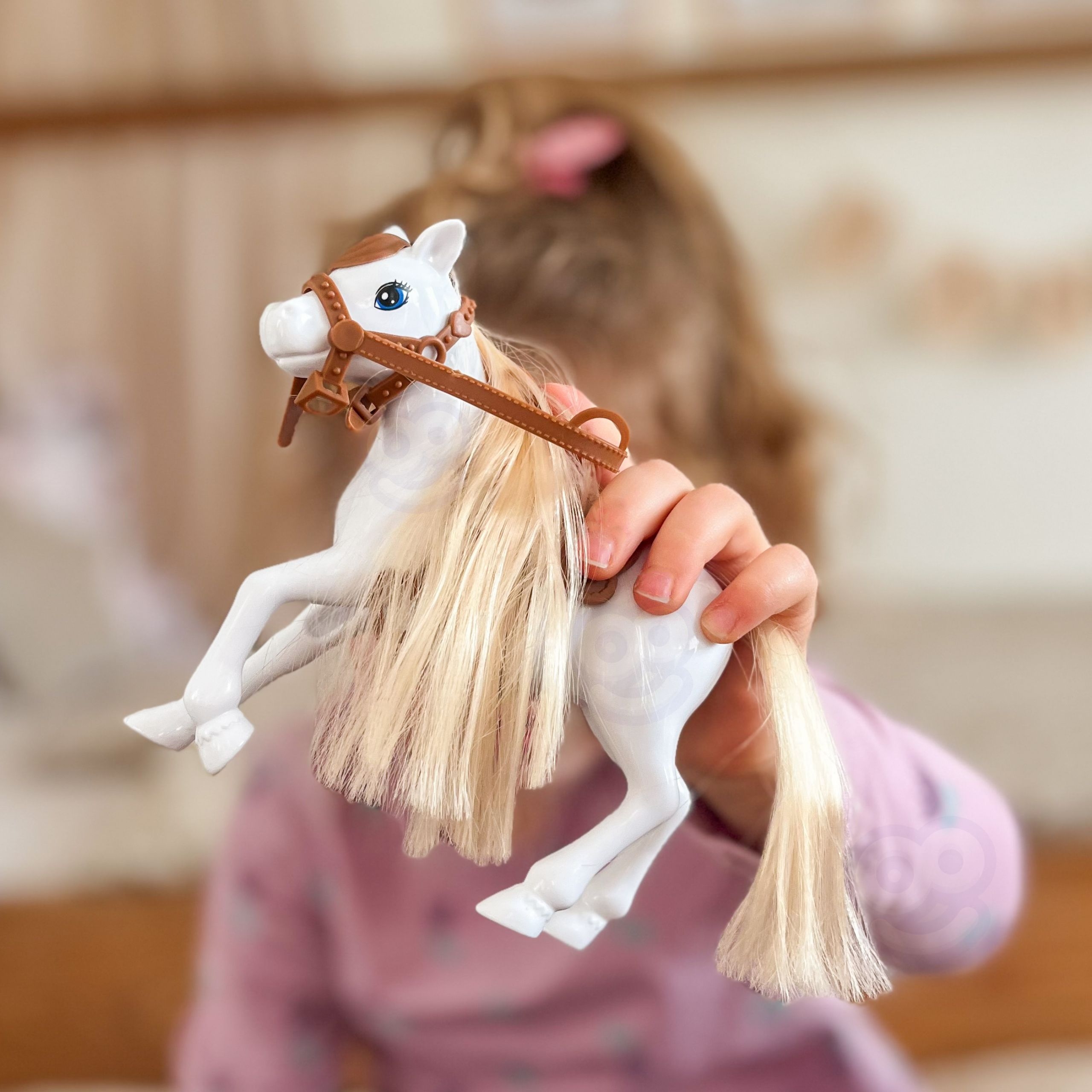 Lalka niki zestaw z koniem samochodem i przyczepą - 11 z 12