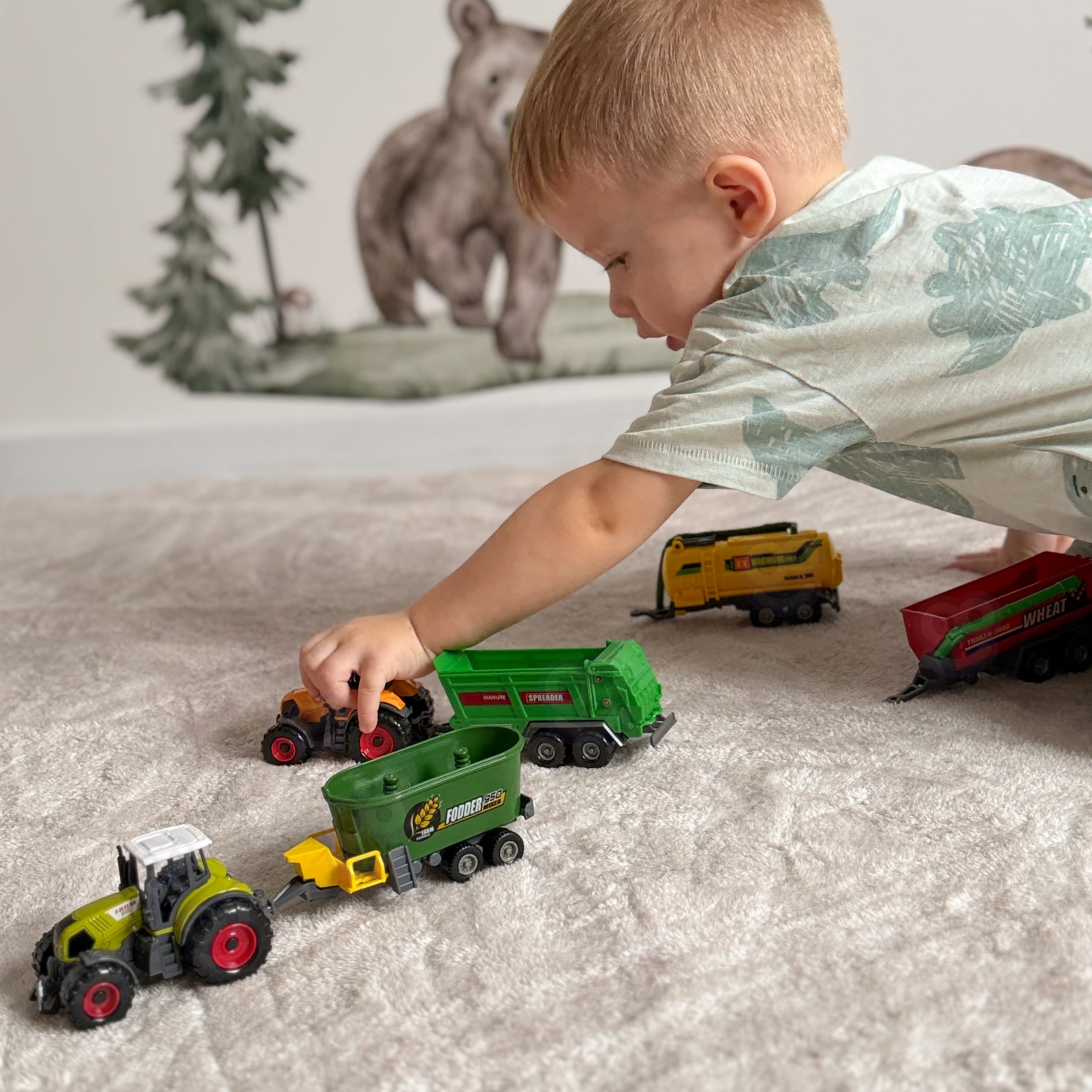 Farmowe Przygody - Zestaw Traktorów i Przyczep - 6 z 6