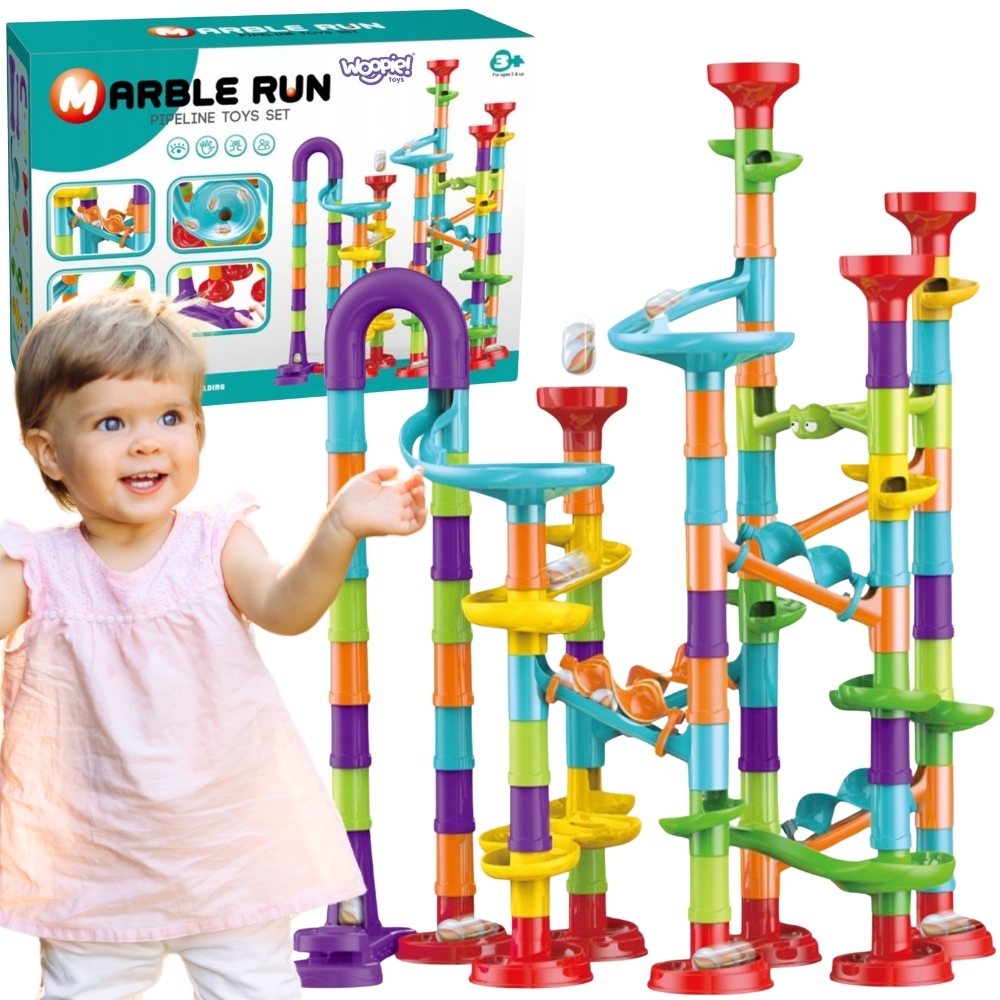 WOOPIE Kulodrom Tor Kulkowy Zestaw Spirala 113 el.