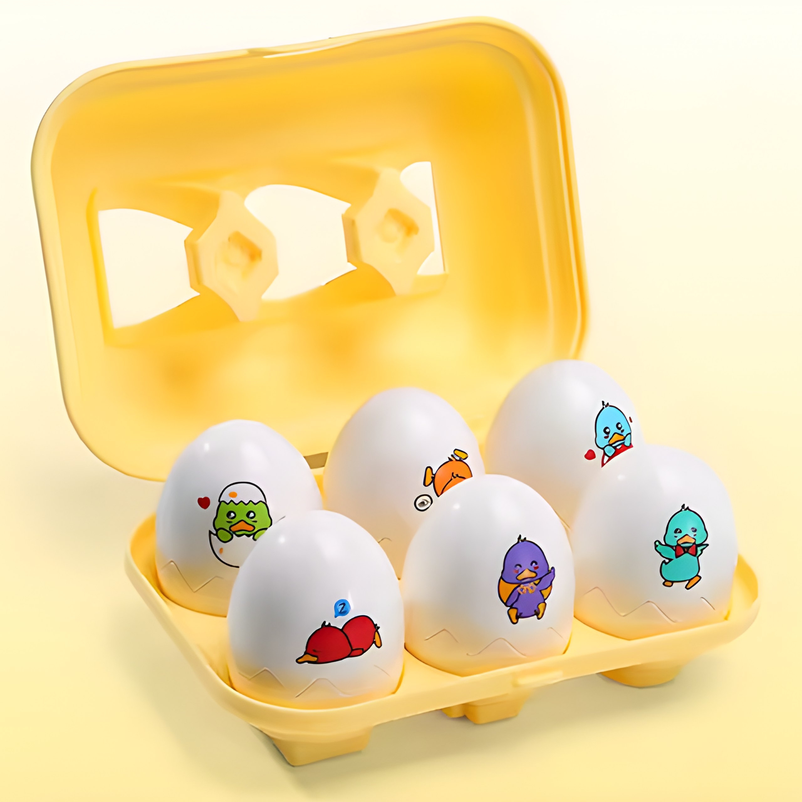 EduKurczaki - Wesoła Sorter-układanka Montessori - 9 z 12