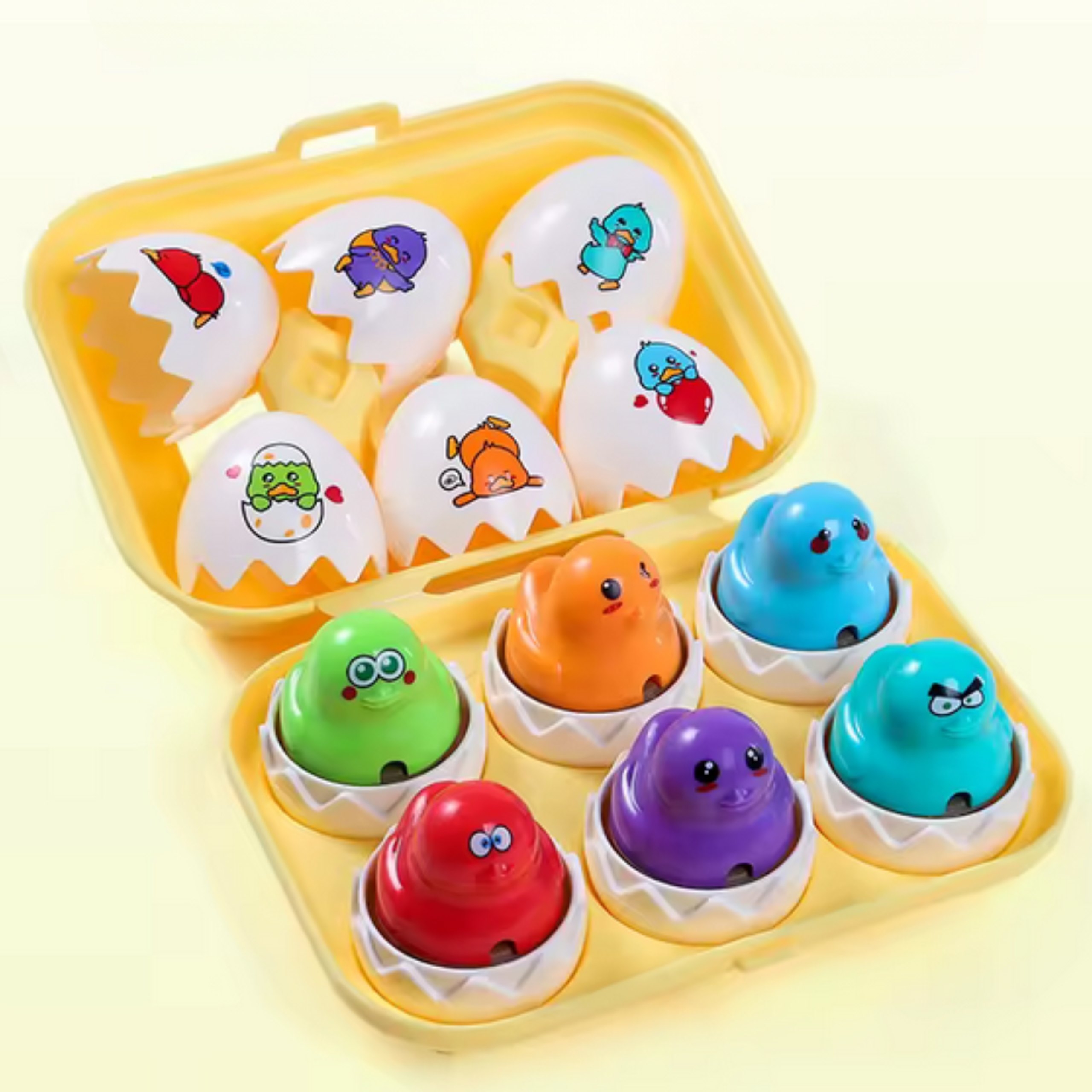 EduKurczaki - Wesoła Sorter-układanka Montessori - 10 z 12