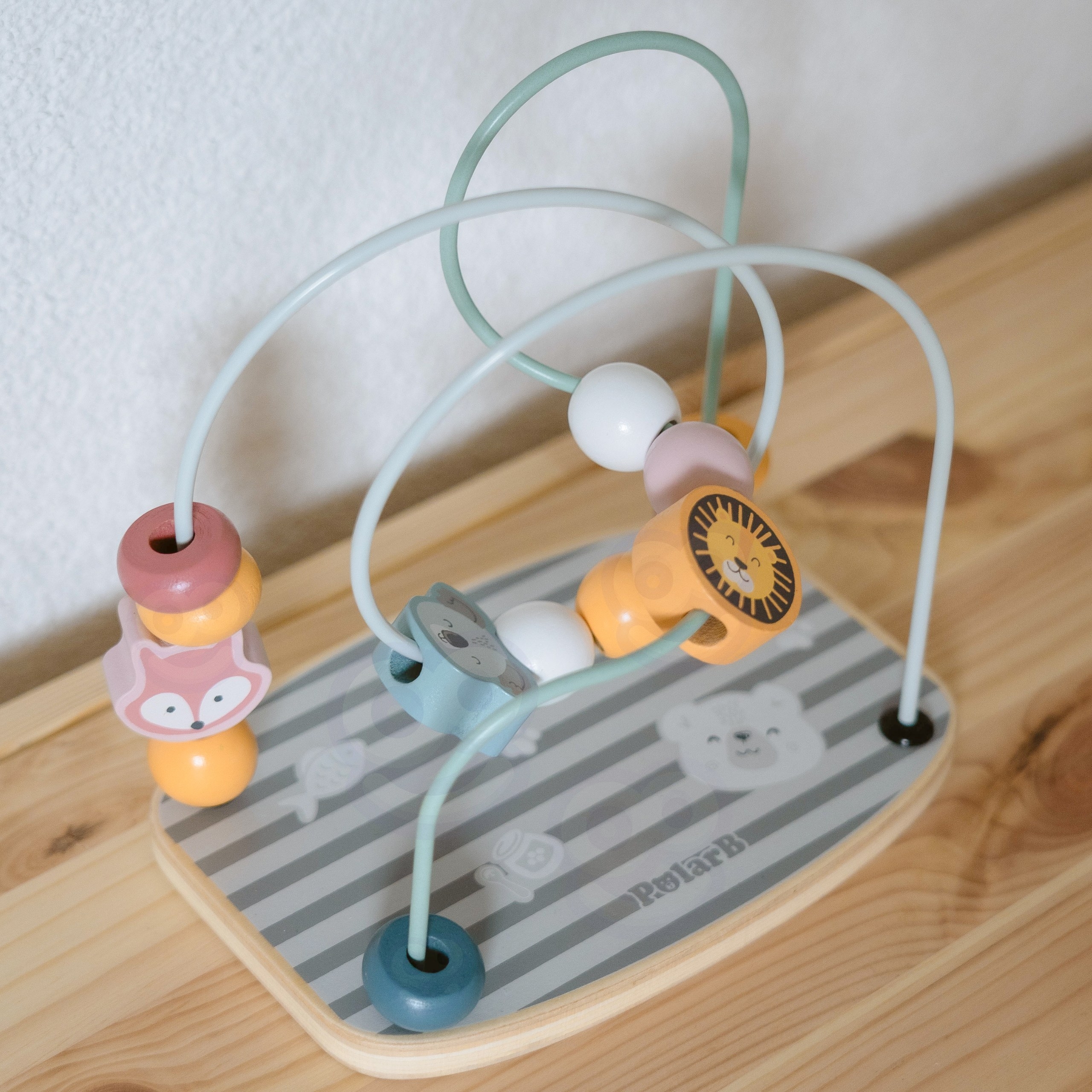 Polarb drewniany labirynt przeplatanka edukacyjna montessori - 17 z 18